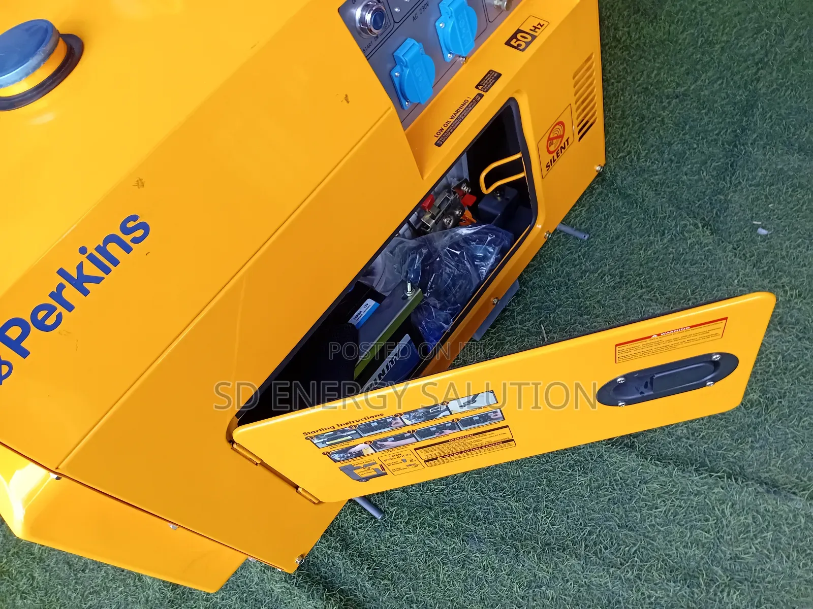 Seamless 10kva Generator Silent 50hz Diesel Perkins