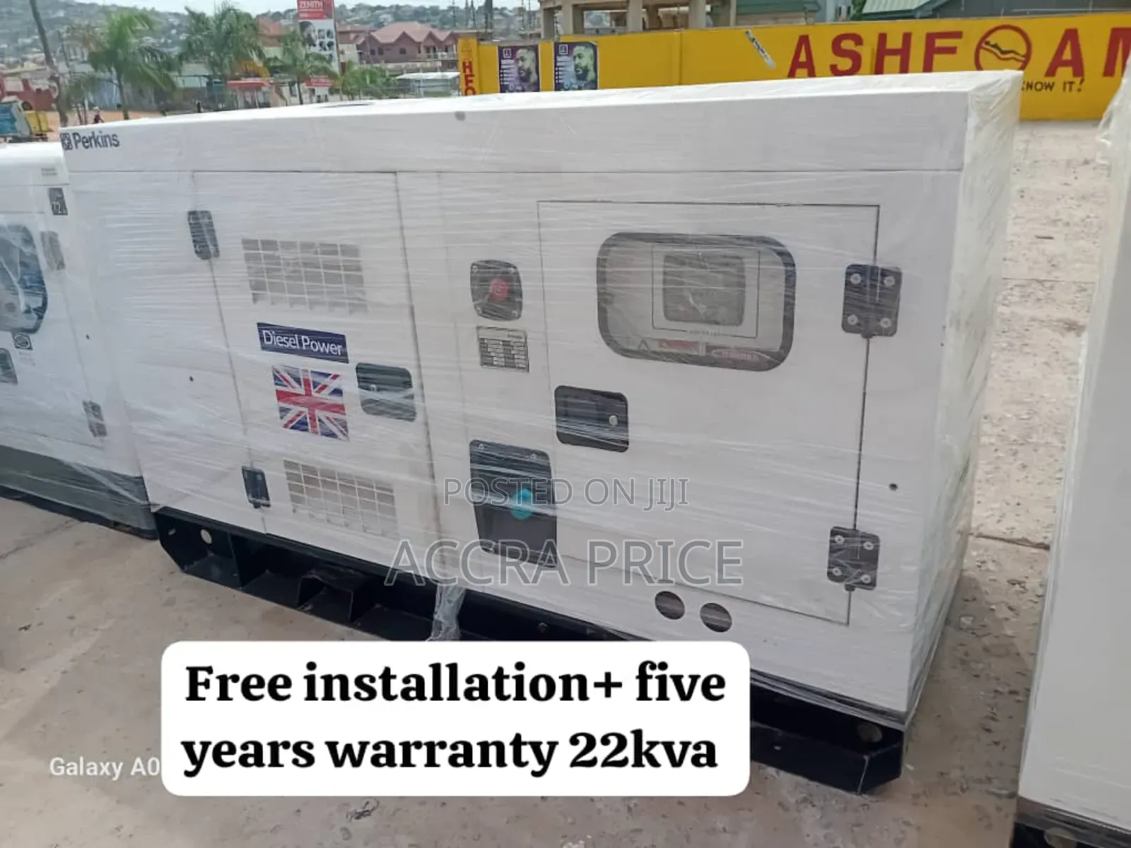 Well Circuited Perkins Diesel Generator 22kva Rated Diesel