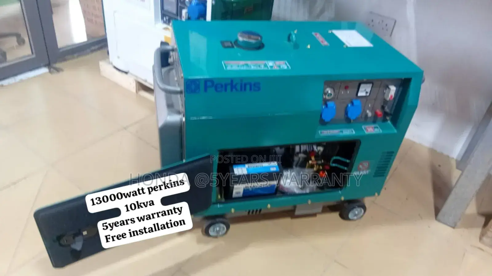 Utilize Generator Efficiency Perkins 10kva 13000wax Silent