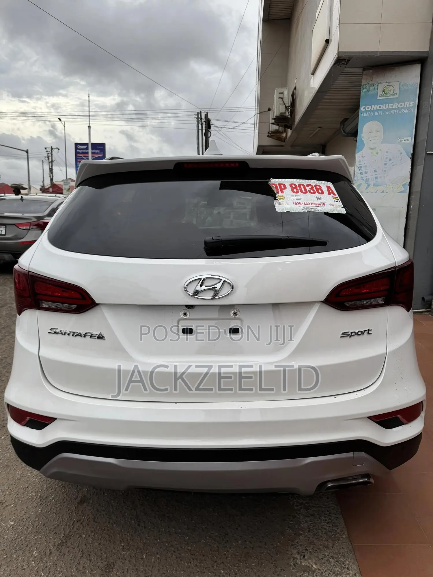 Hyundai Santa Fe SE AWD 2018 White