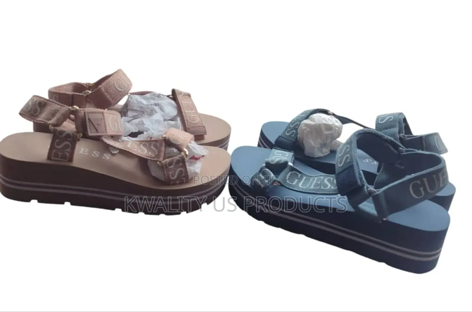 Guess Ladies Avin Logo Sandals