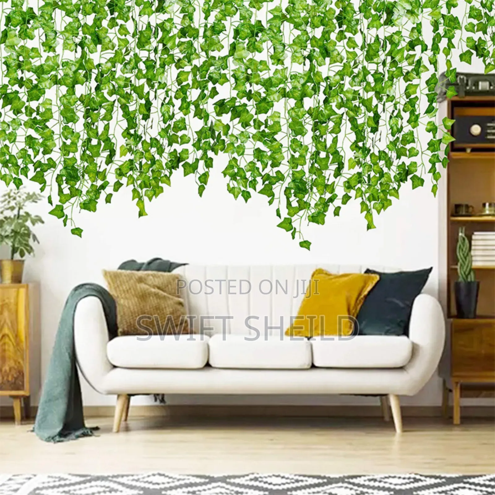 12 Set Vine Leaves for Decoration 2.3 M (230 Cm)