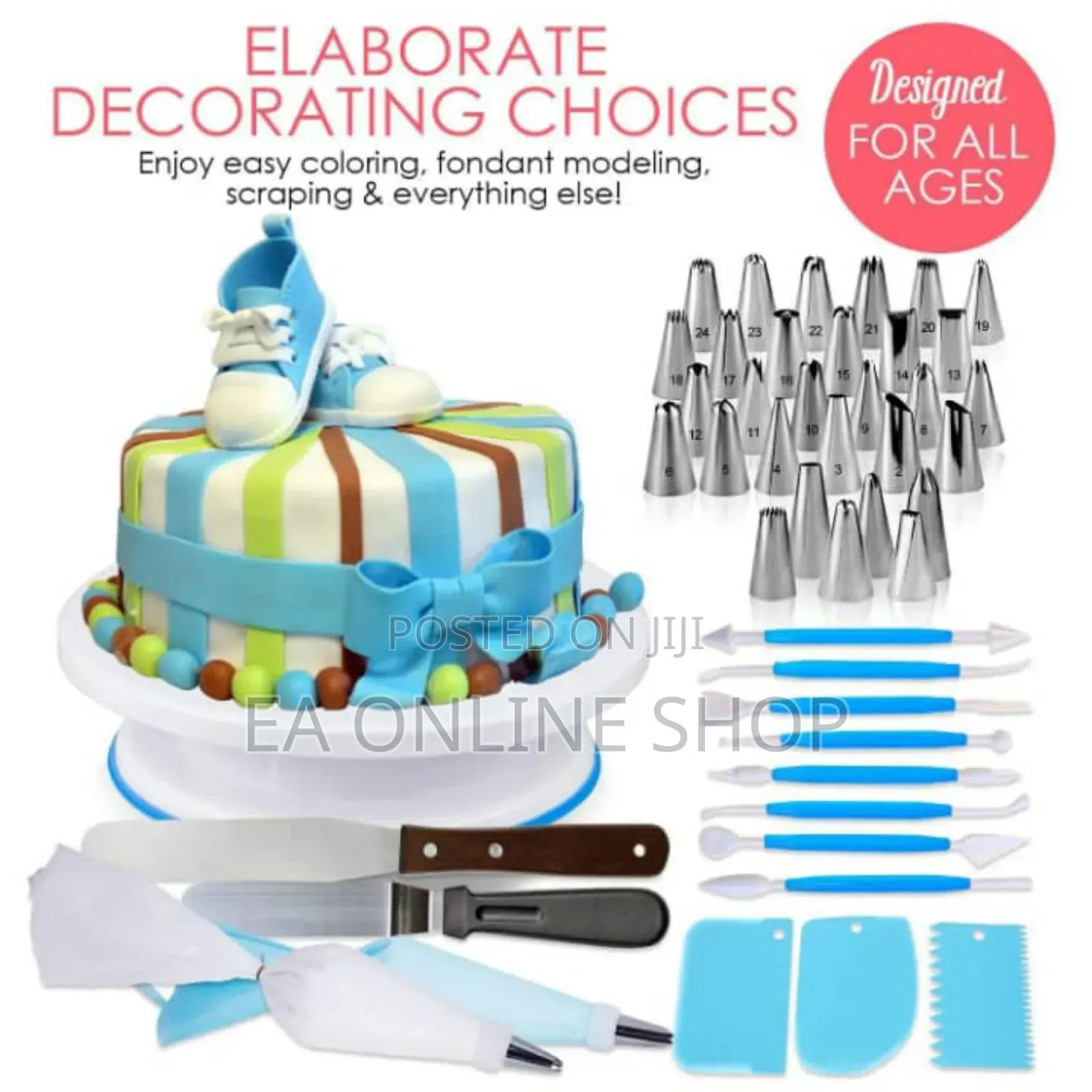 207 Pieces of Cake Decorations Accessories Set
