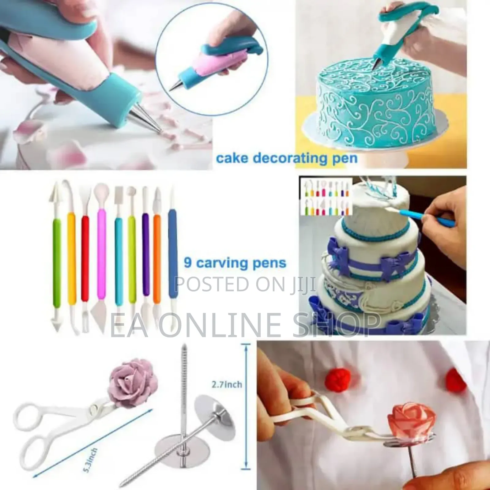 207 Pieces of Cake Decorations Accessories Set