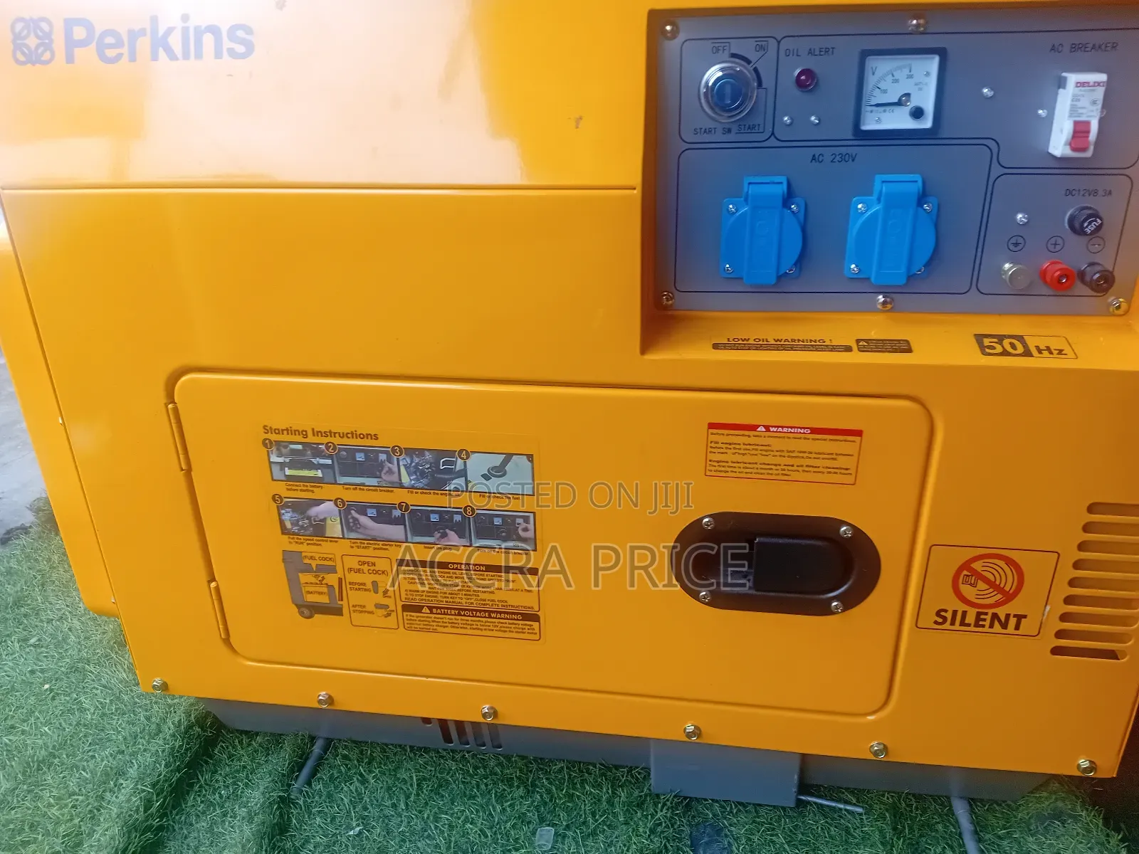 Sleek 13000w Gen 10kva Perkins Uk Diesel Generator Set