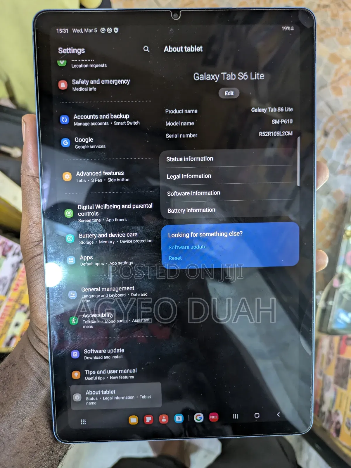 Samsung Galaxy Tab S6 Lite 64 GB Gray