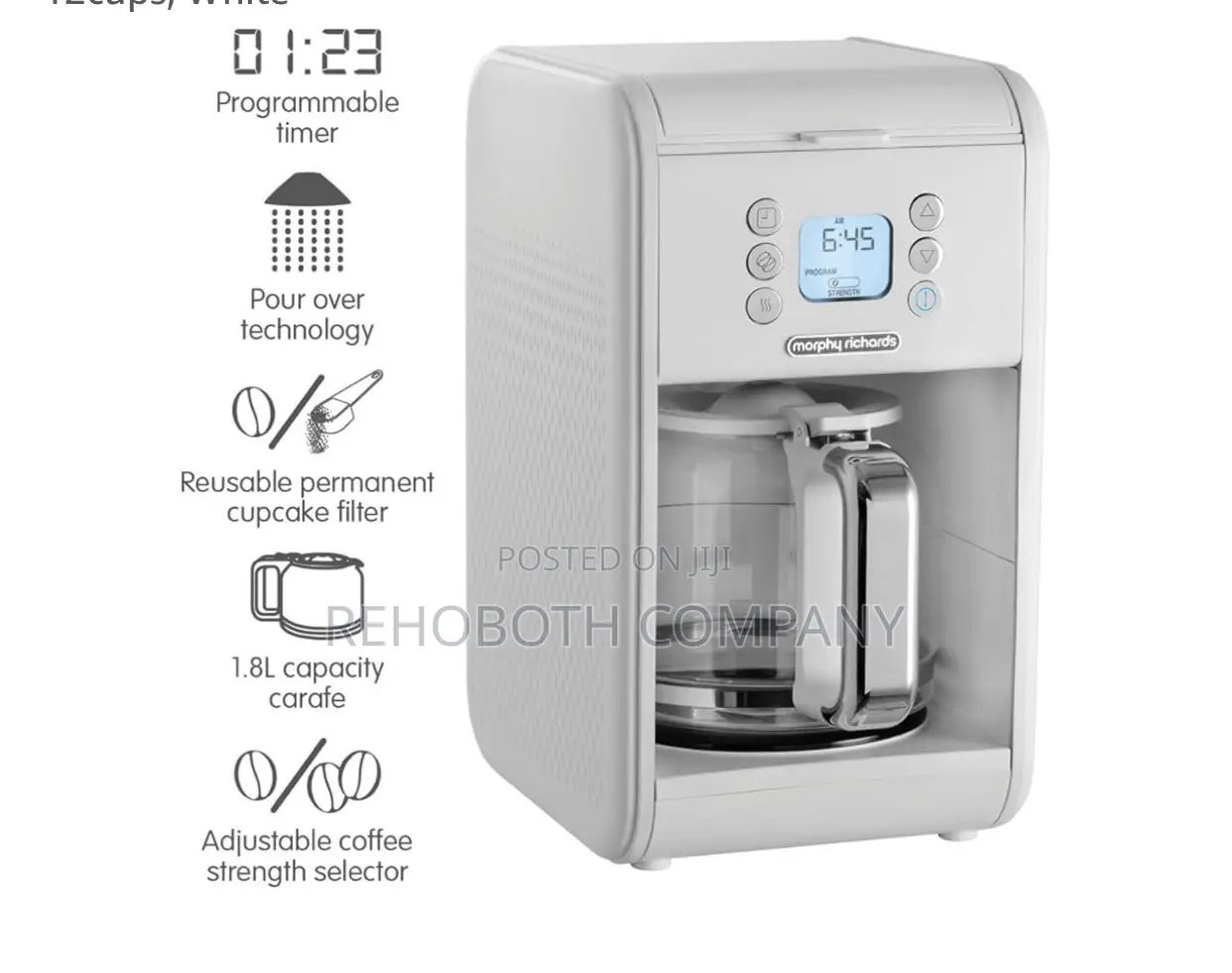 Morphy Richards Verve Pour Over Filter Coffee Machine