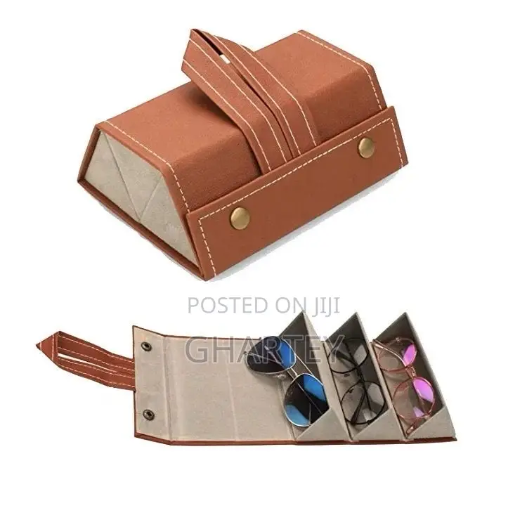 Portable 3 in 1 Glasses Organizer for Travel and Daily Use