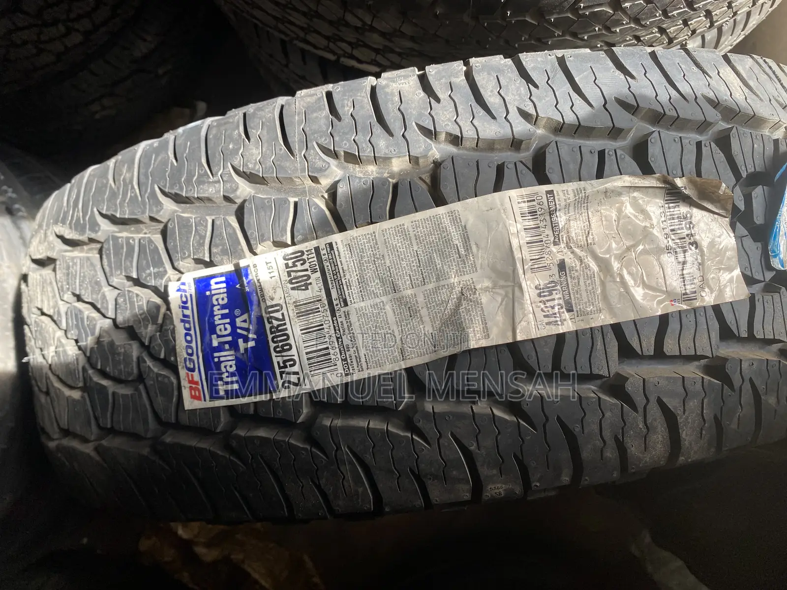 275/60r20 Bfgoodrich Trail-Terrain T/a | 115t