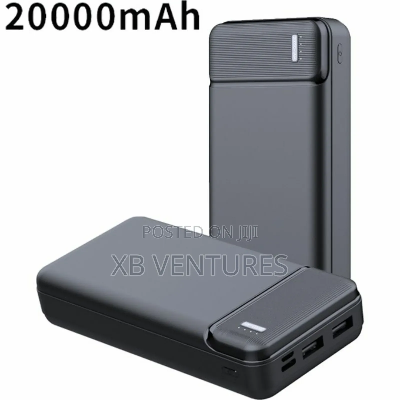 Fast Charge Power Bank 20000mah Black