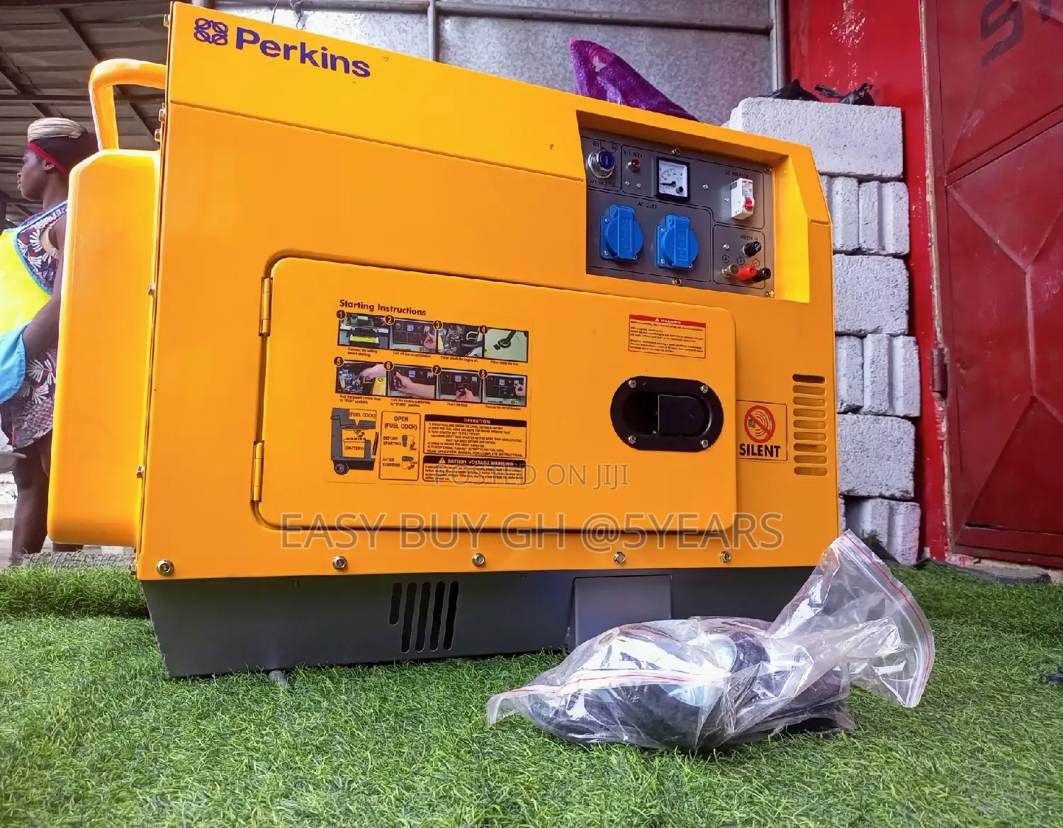 Durable 10kva Perkins Keystart Diesel Engine Generator