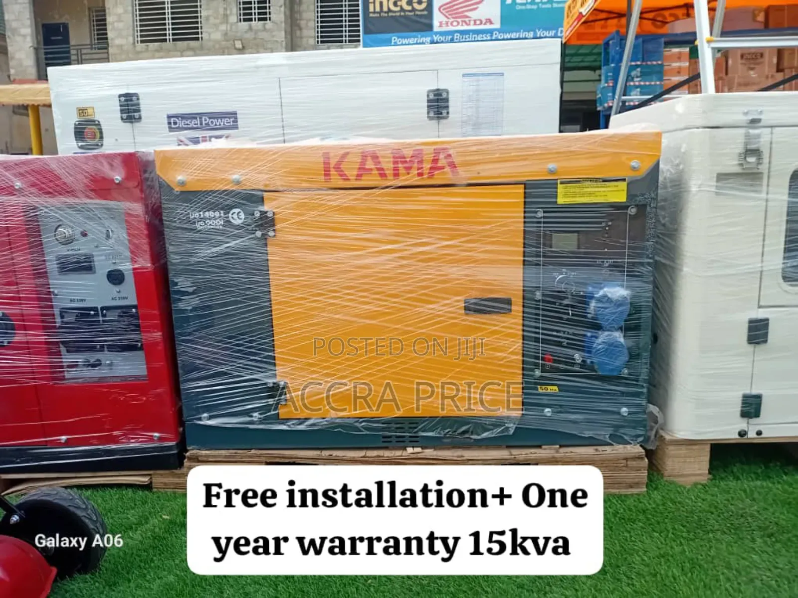 Well Circuited Kama Diesel Generator 15kva Rated Diesel