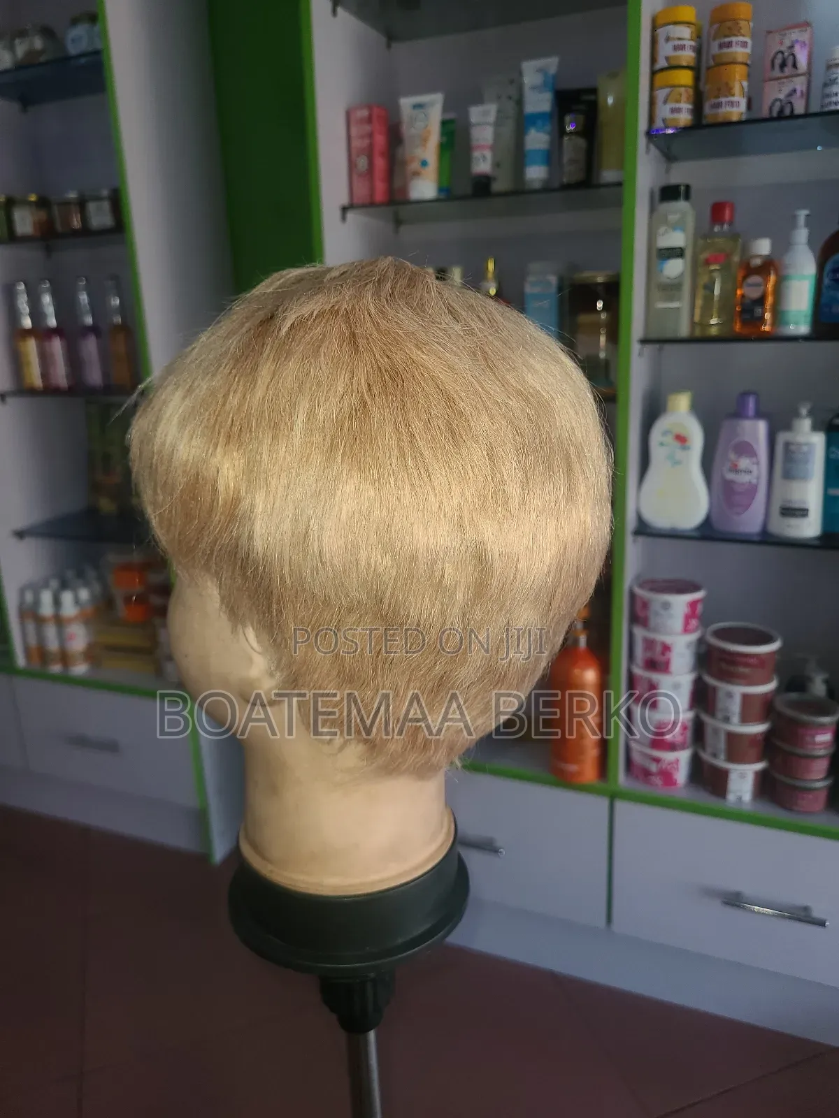 Blonde Pixie Wig Cap