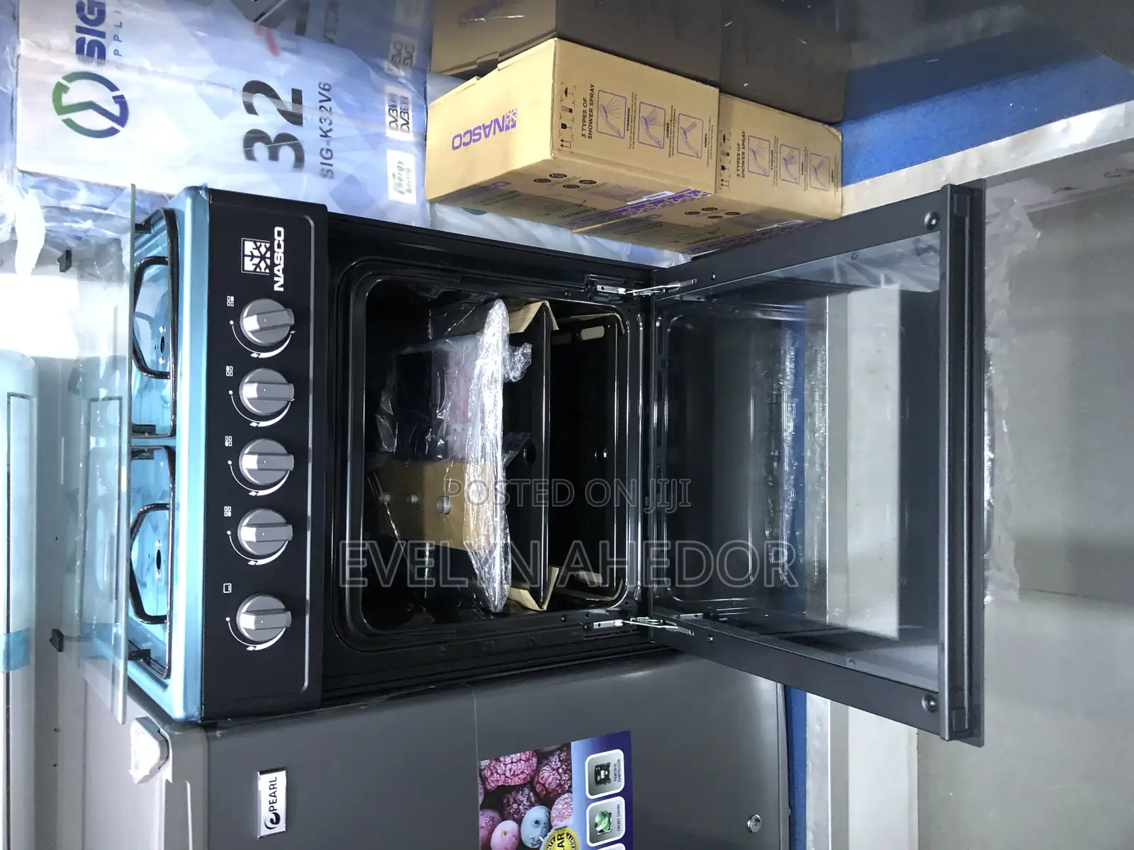 4 Burners Nasco Gas Cooker 50by50 Fresh in Box for Sale