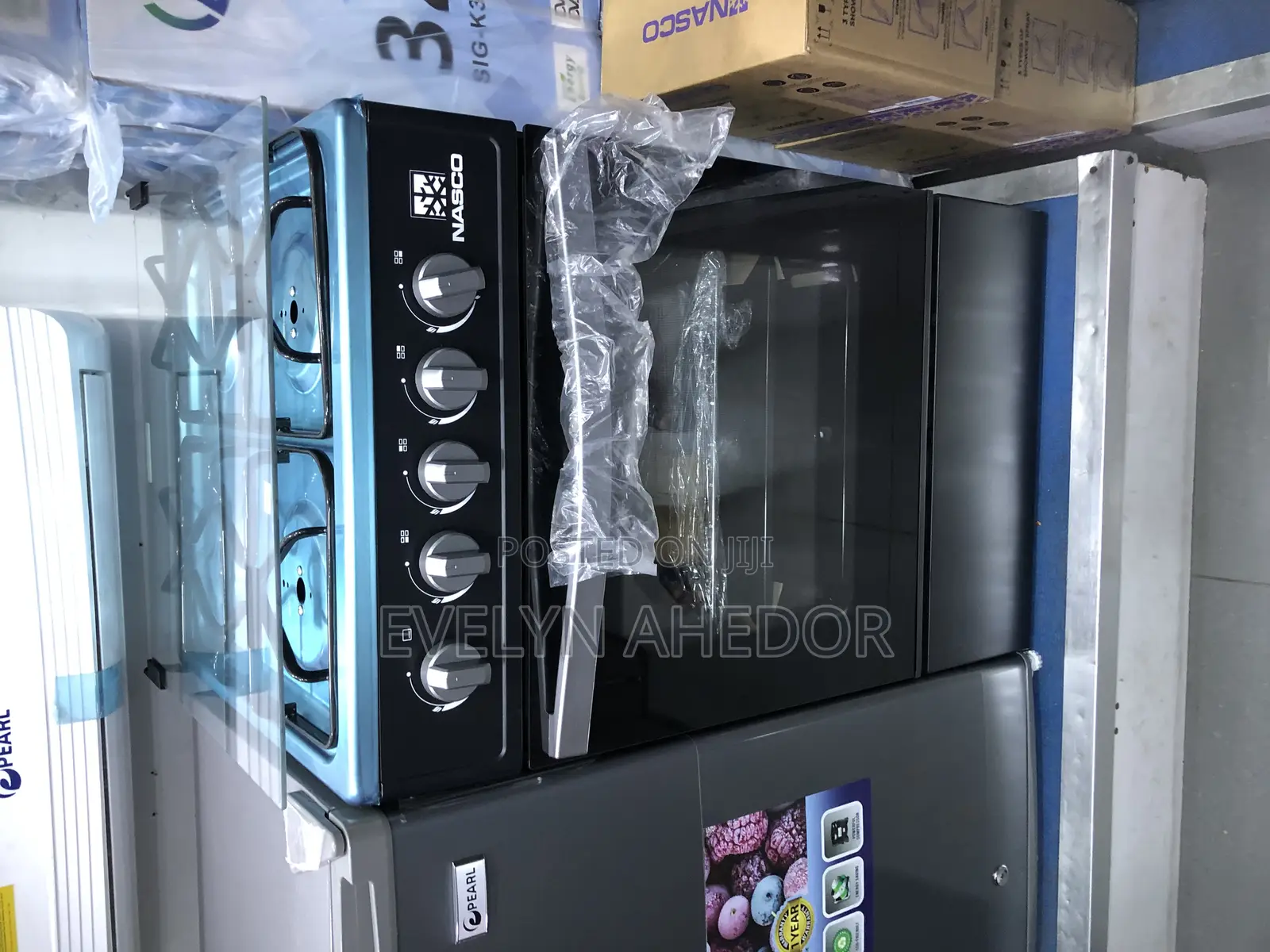4 Burners Nasco Gas Cooker 50by50 Fresh in Box for Sale