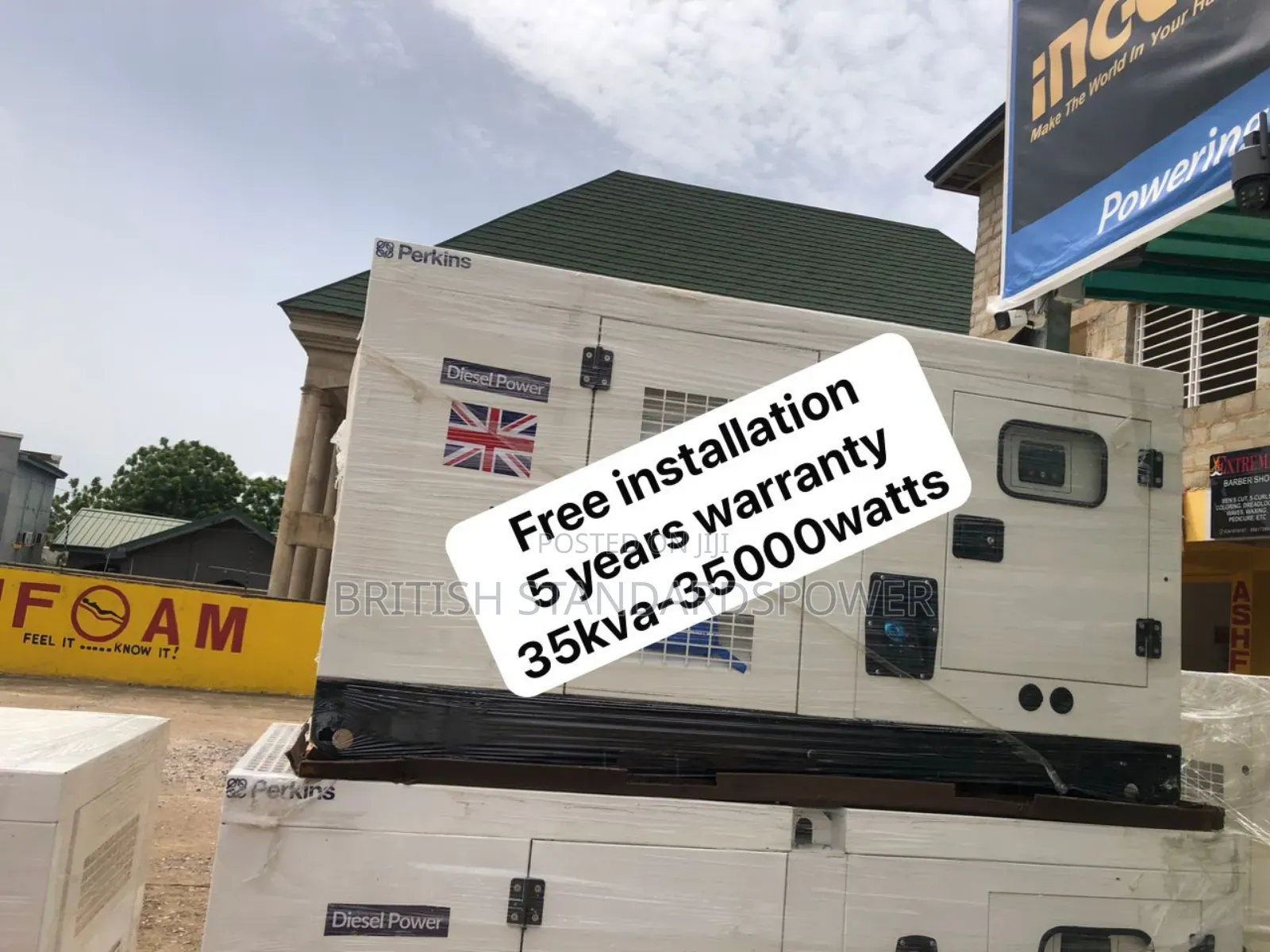 Power Dependent 35kva Diesel Generator