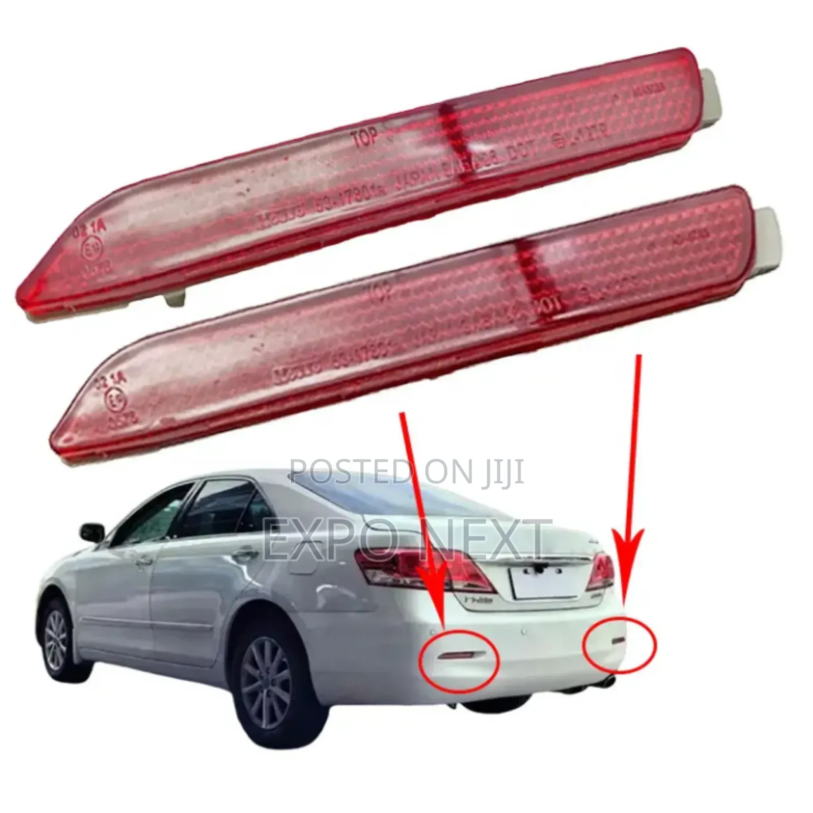 Rear Left Right Bumper Reflector Assembly Camry