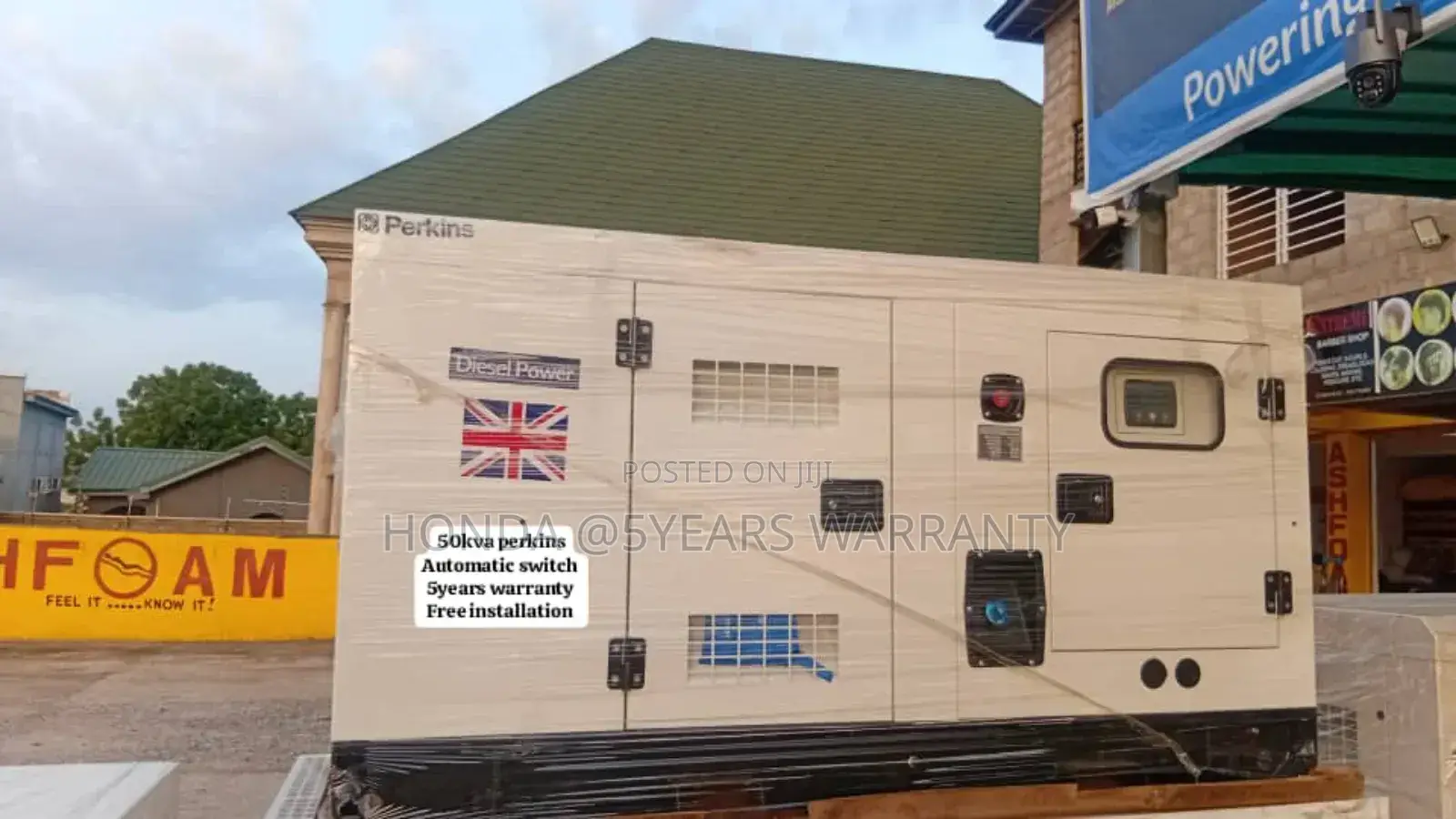Big Generator System Perkins 35kva Diesel Silent 3phase