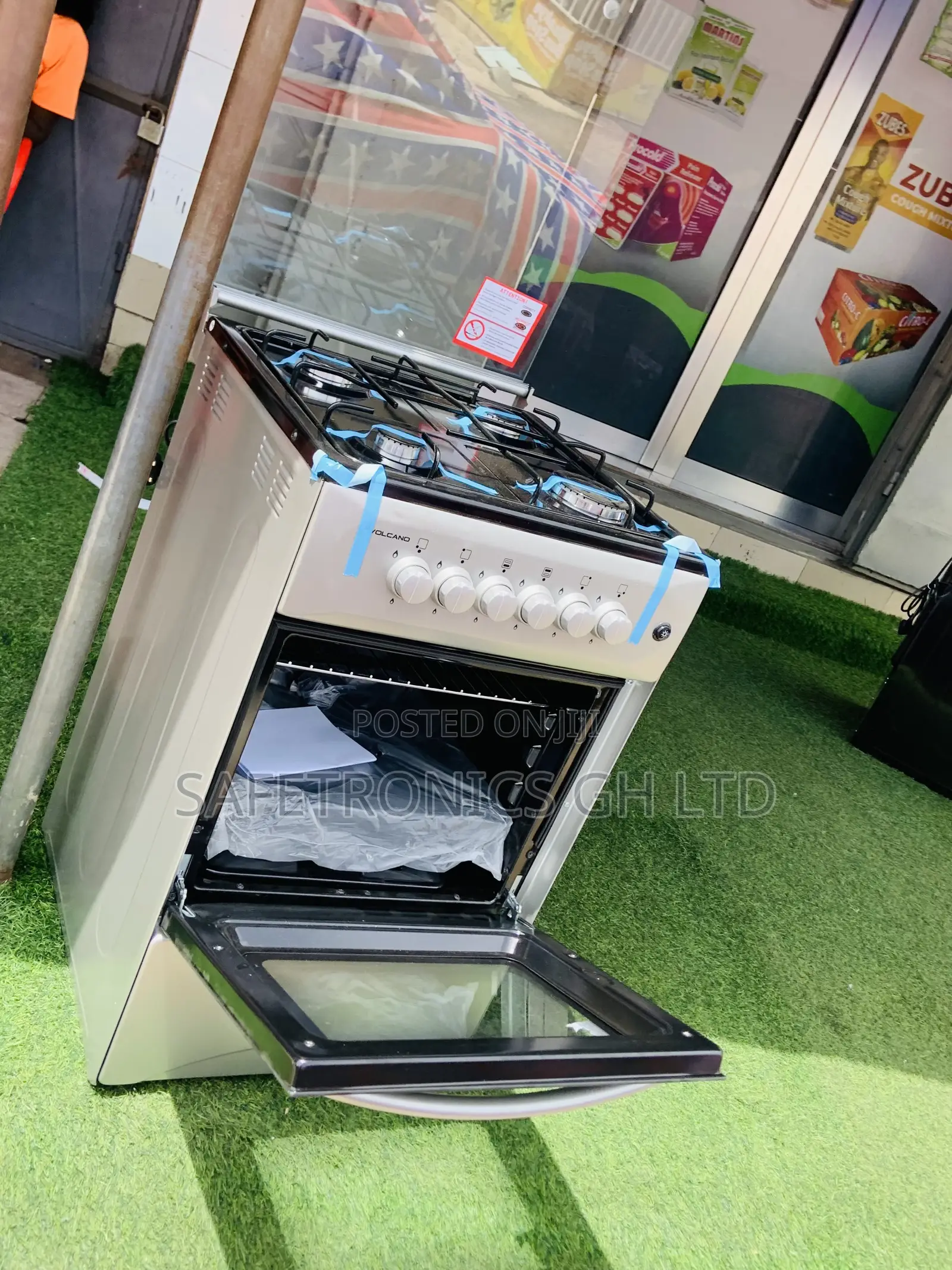 Order Original 4 Gas Cooker Oven Volcano Auto Ignition 50x50
