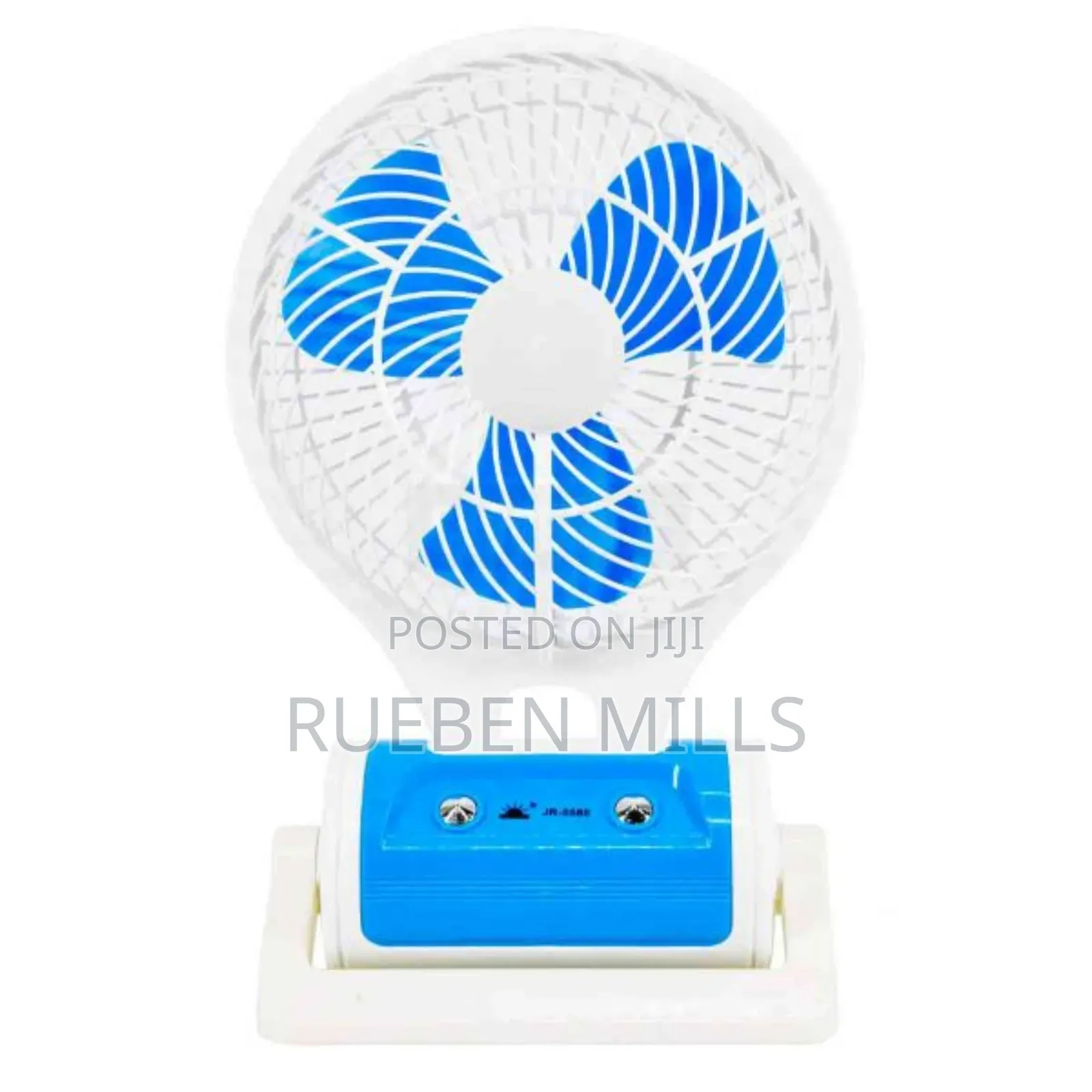 Chargeable Mini Fan With Led Light Jr 5588