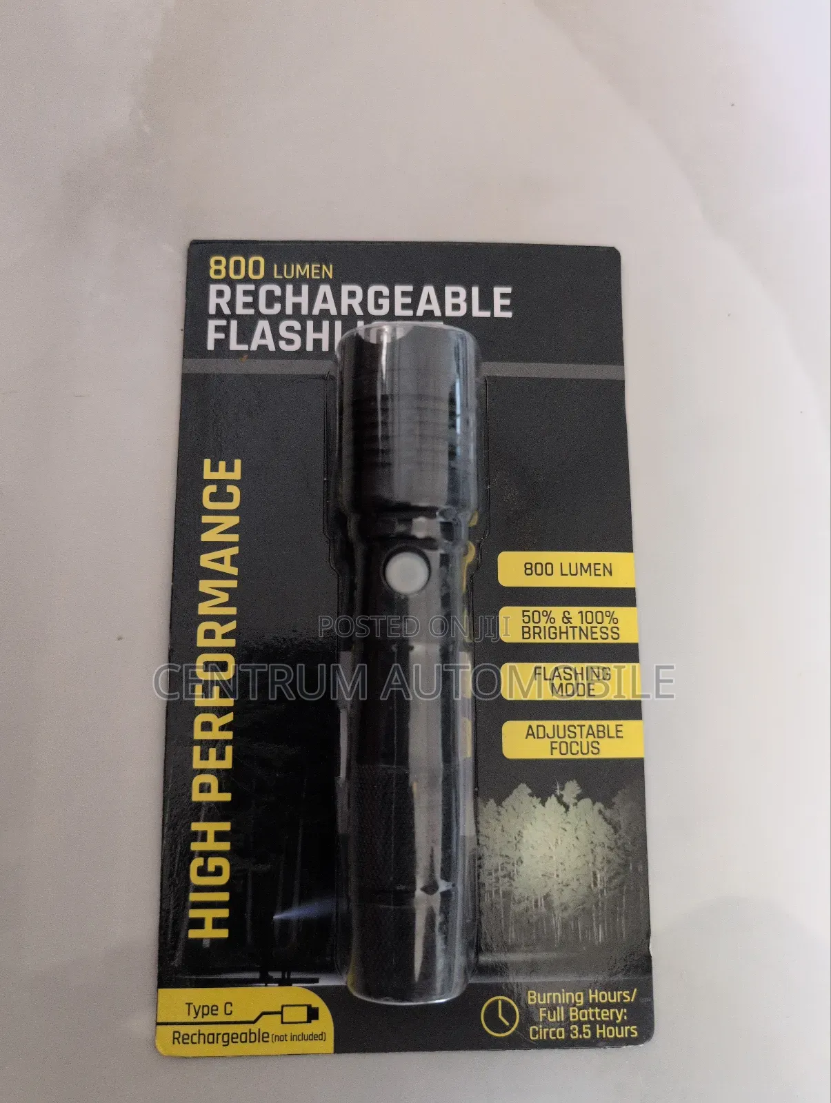 800 Lumen Rechargeable Flash Light