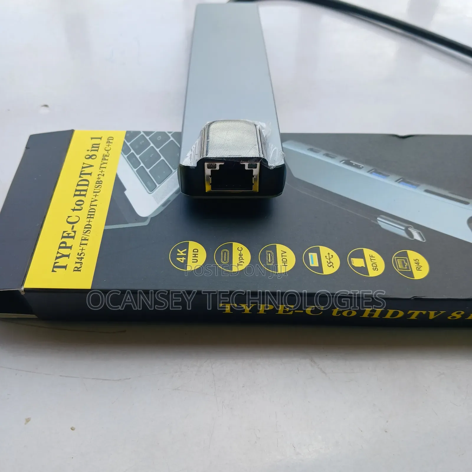 Type-C to HDTV 8 in 1 Adapter