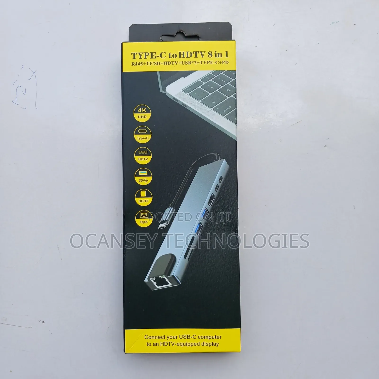 Type-C to HDTV 8 in 1 Adapter