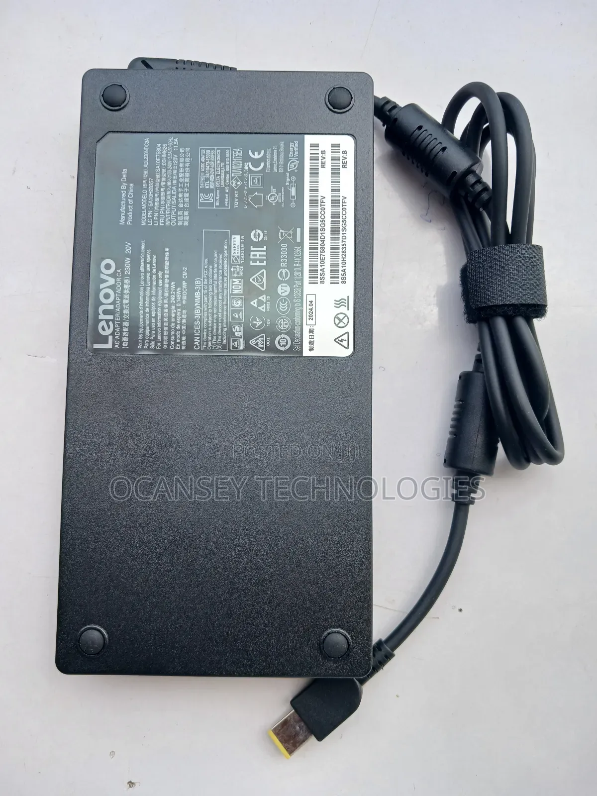 Original Lenovo Usb 20v 11.5a 230w Adapter / Charger