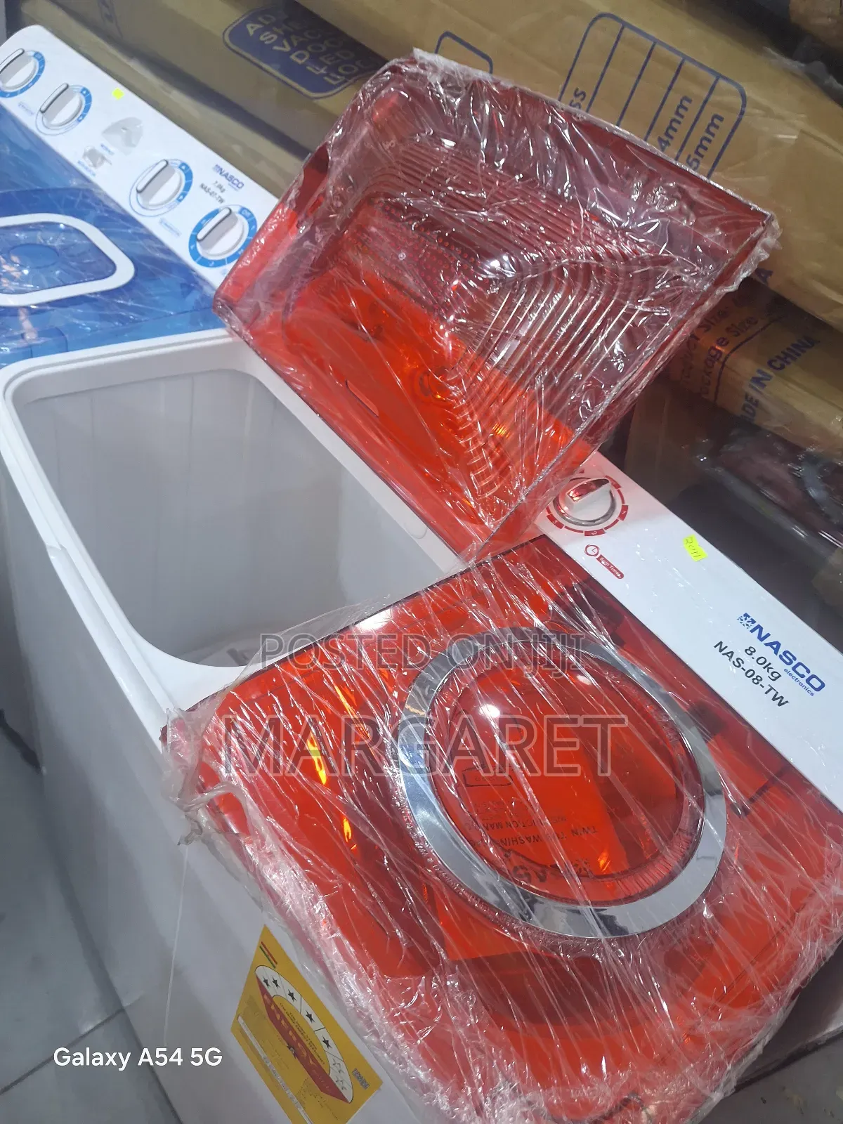 Red Top Semi Automatic Washing Machine Nasco