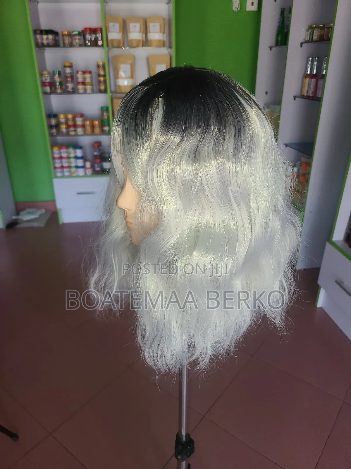Grey Bodywave Wig