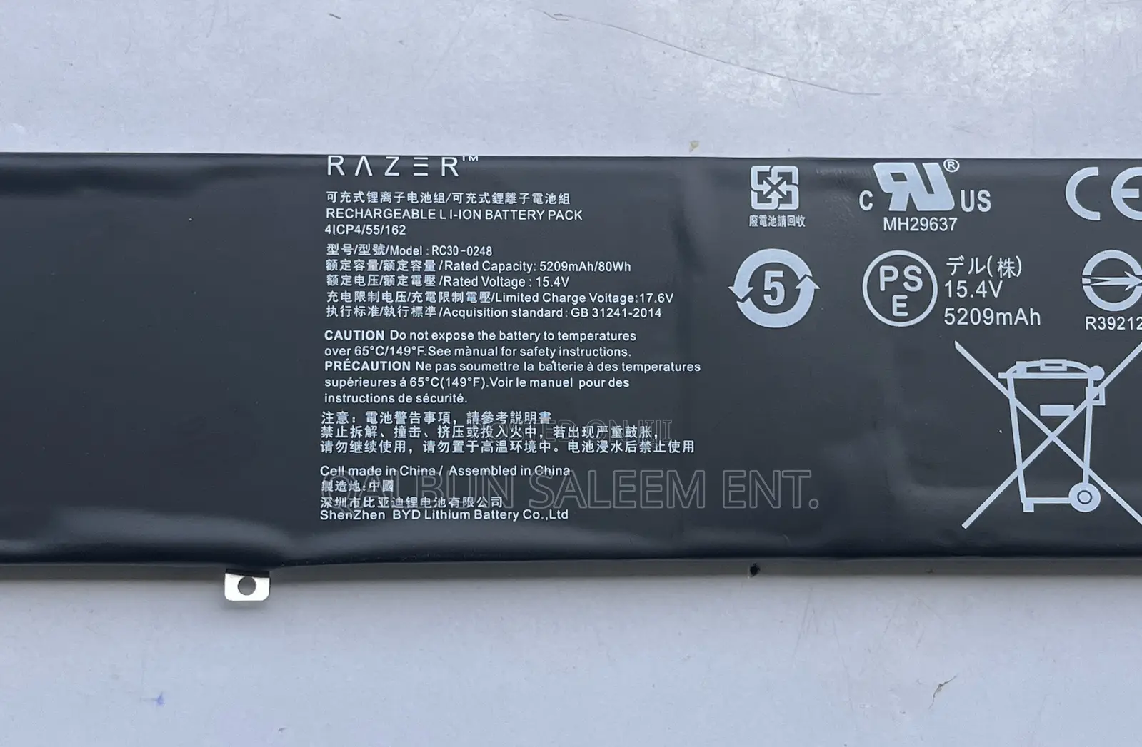 New Rc30-0248 Battery For Razer Blade 15 2018 Rz09-02386e92