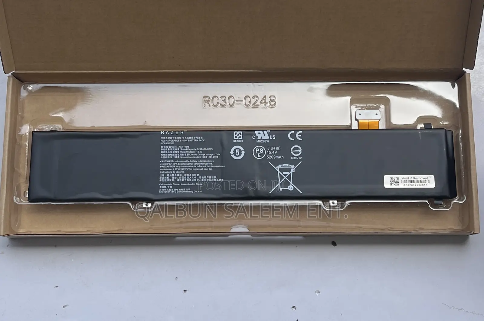 New Rc30-0248 Battery For Razer Blade 15 2018 Rz09-02386e92