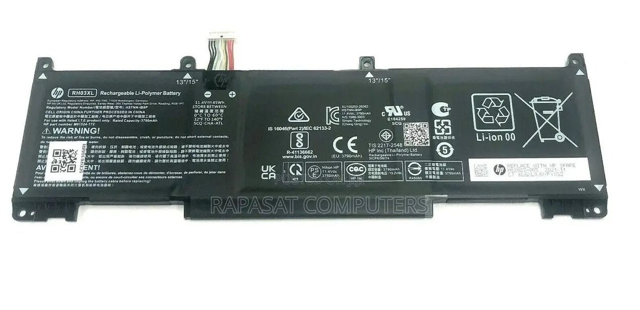 Hp Rh03xl Battery
