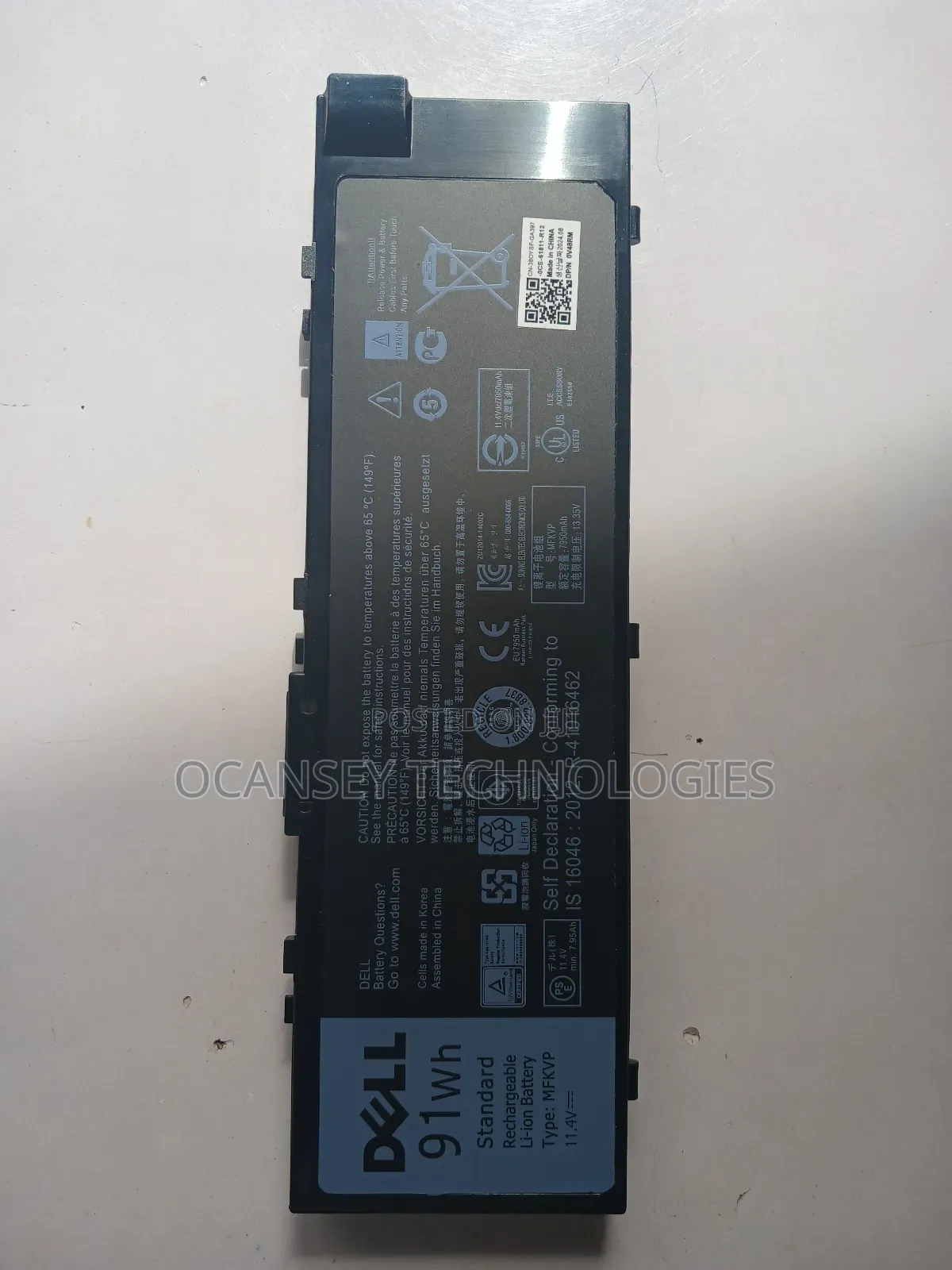 Original Dell MFKVP Battery for Precision 15 7510 7520 M7510