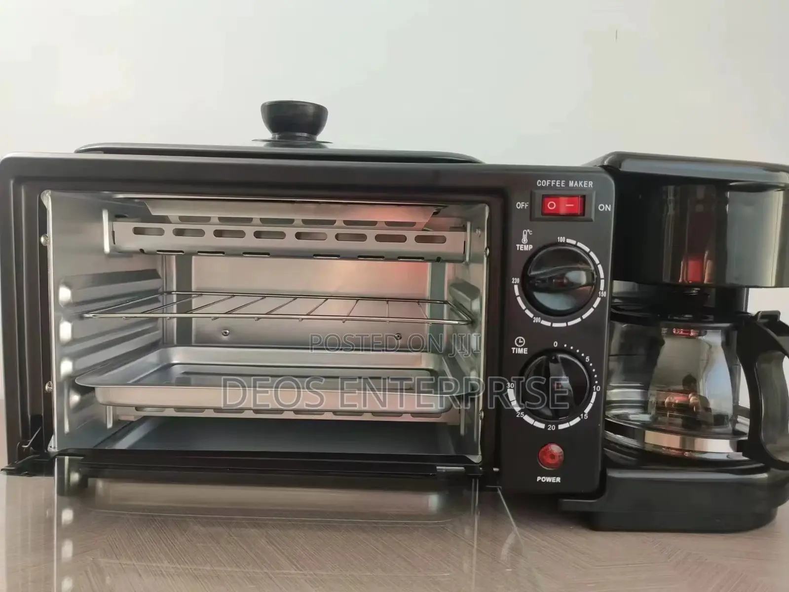 Coffee Maker Toaster Oven Use for Busy Morning