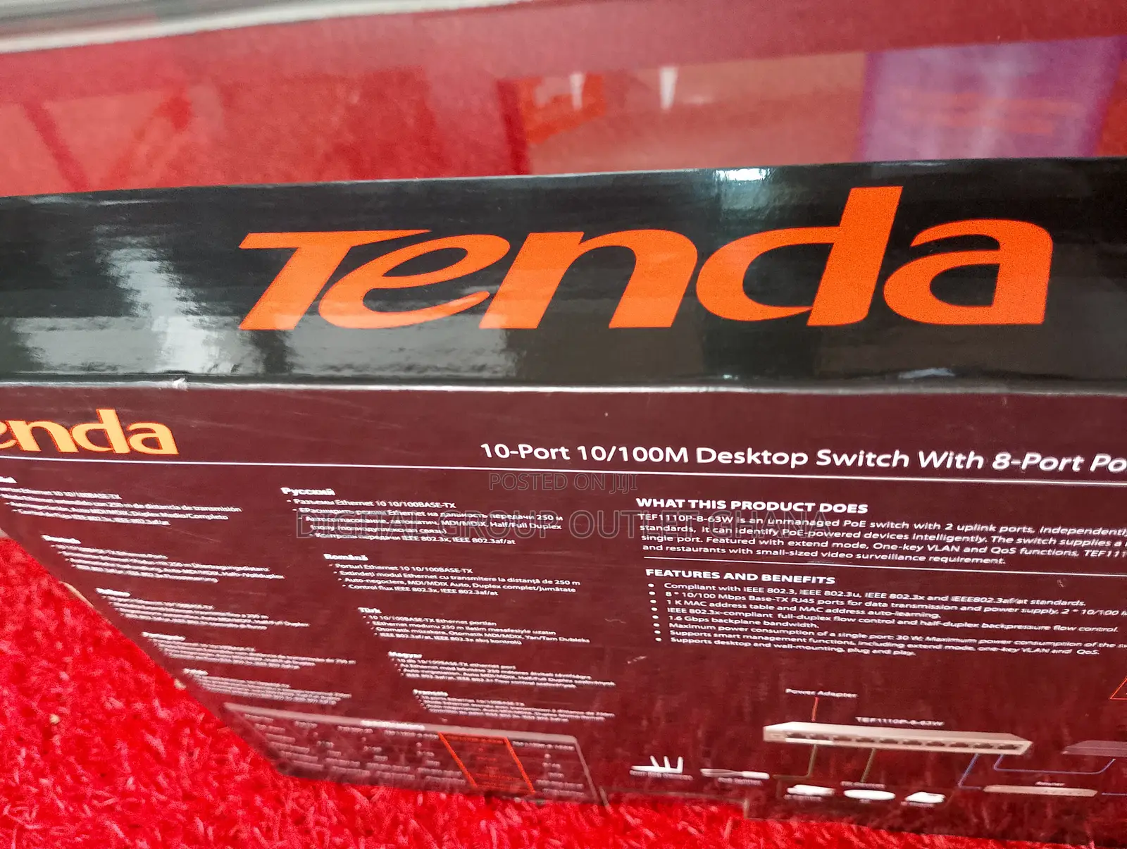 8 Port Tenda Poe Switch