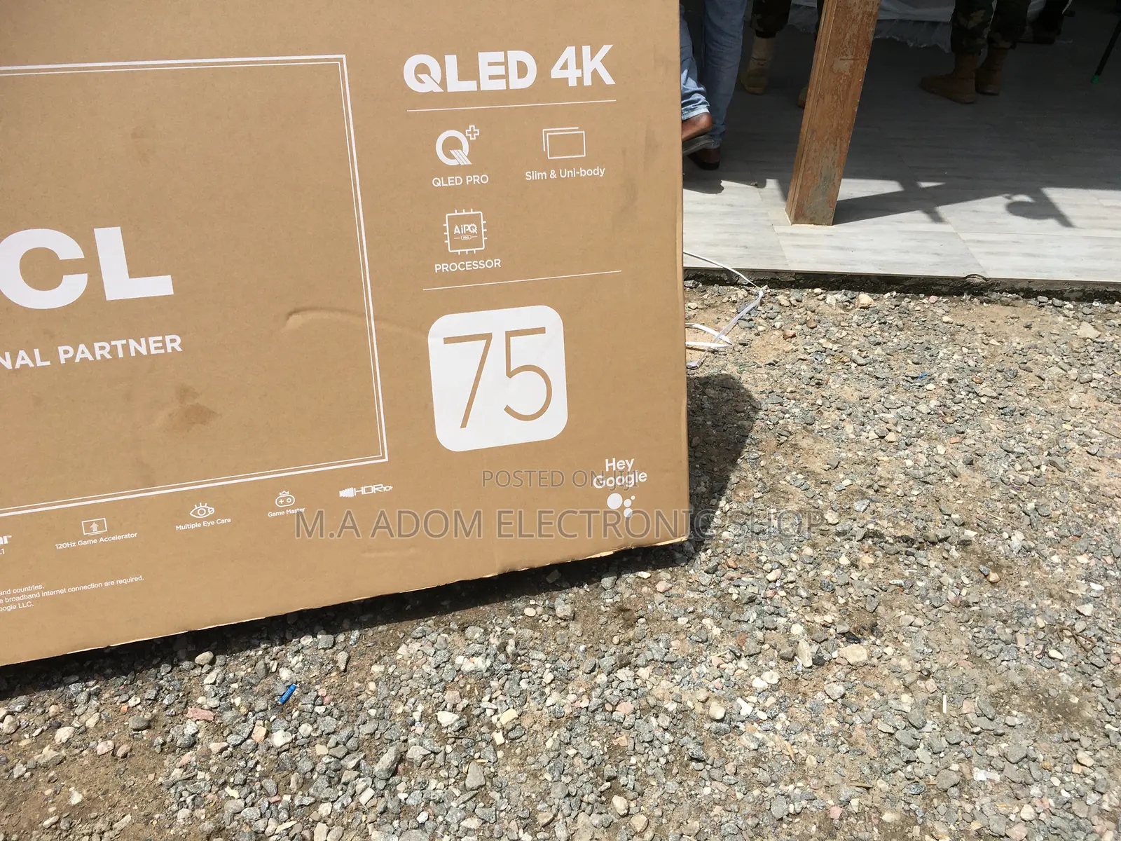 Qled Bluetooth TCL 75” Ultra Frameless Design