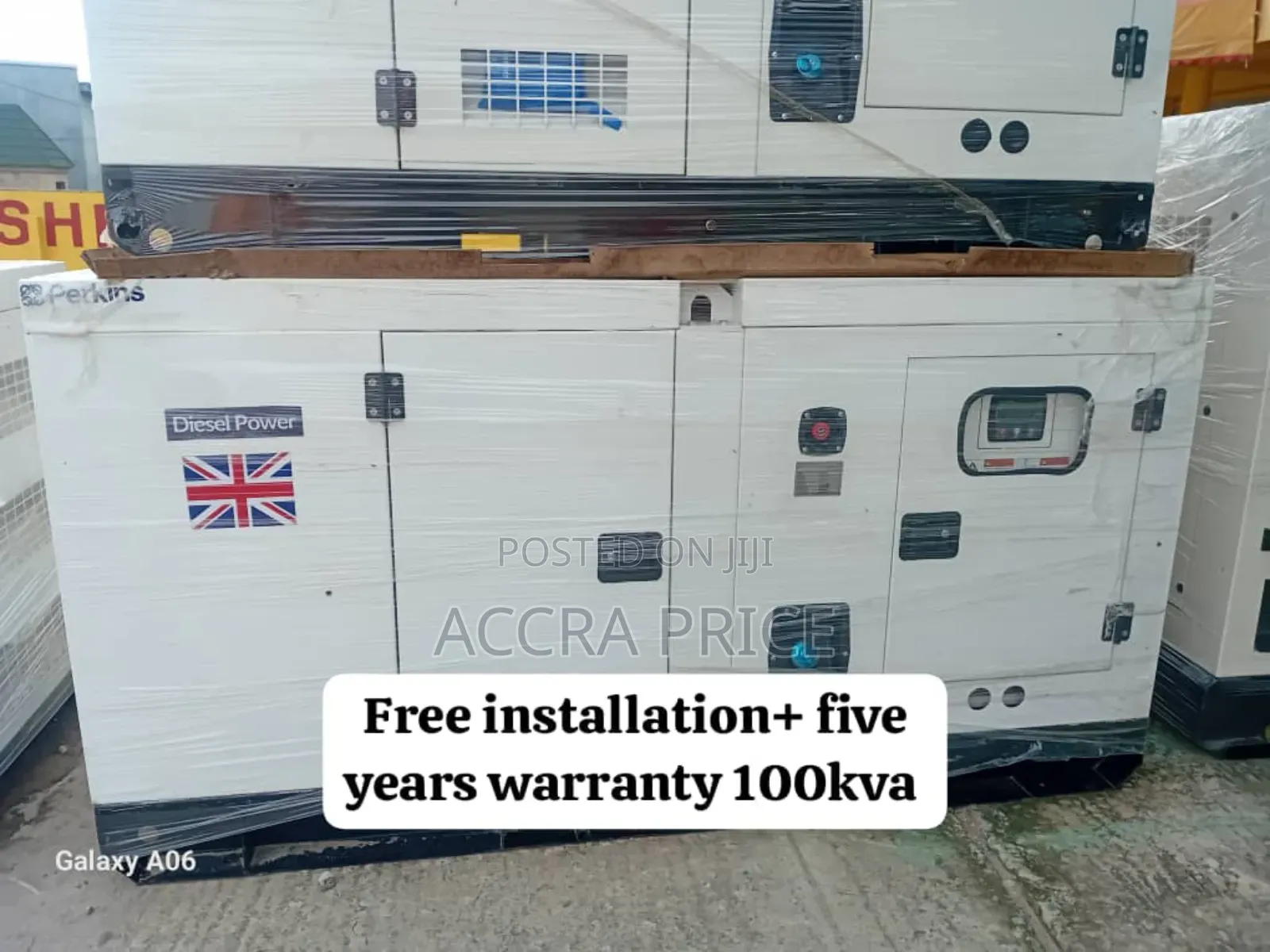 Max Power 100kva Perkins Diesel 100kva Silent Generator Uk