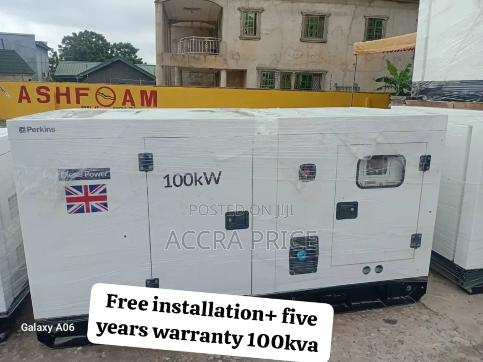 Easy Mobile 100kva Perkins Diesel Silent 100kva Uk Generator