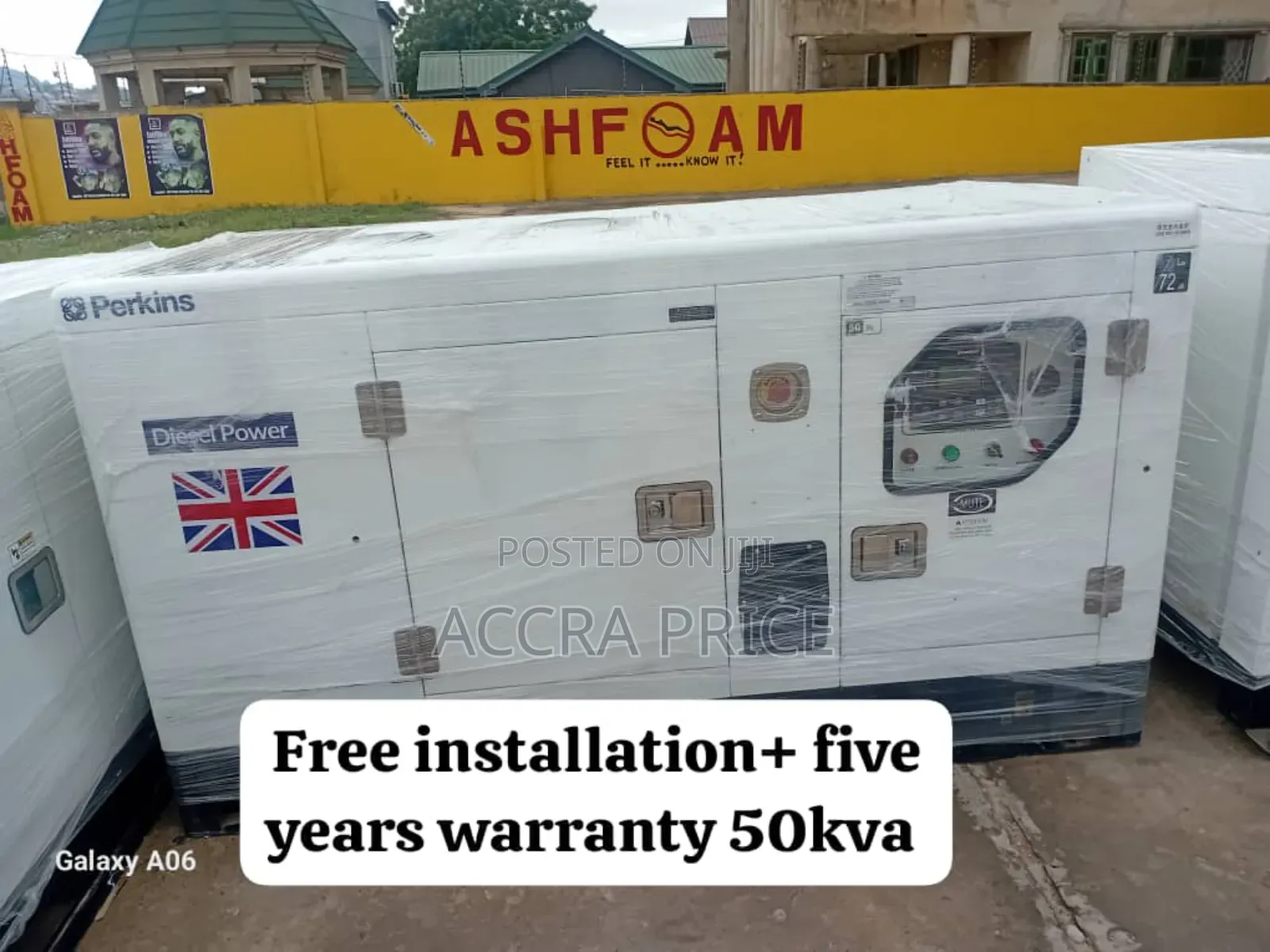 Easy Mobile 50kva Perkins Diesel Silent 50kva Uk Generator