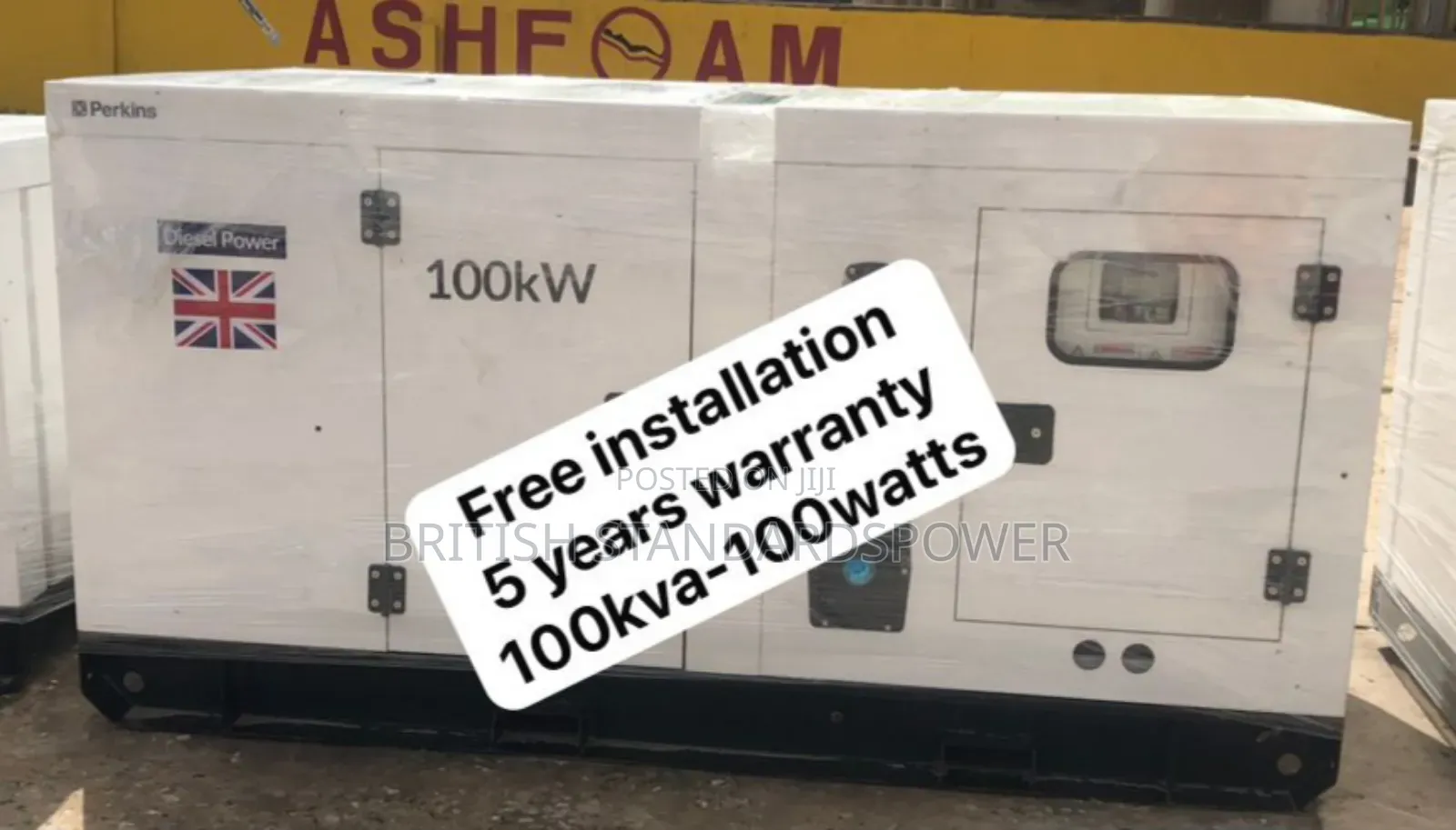 Integrated 100kva Silent Diesel Generator