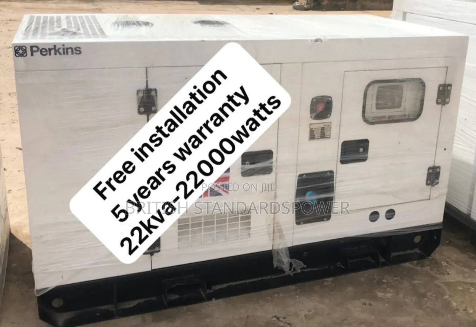 Cooling Fin Engine 22kva Silent Diesel Generator