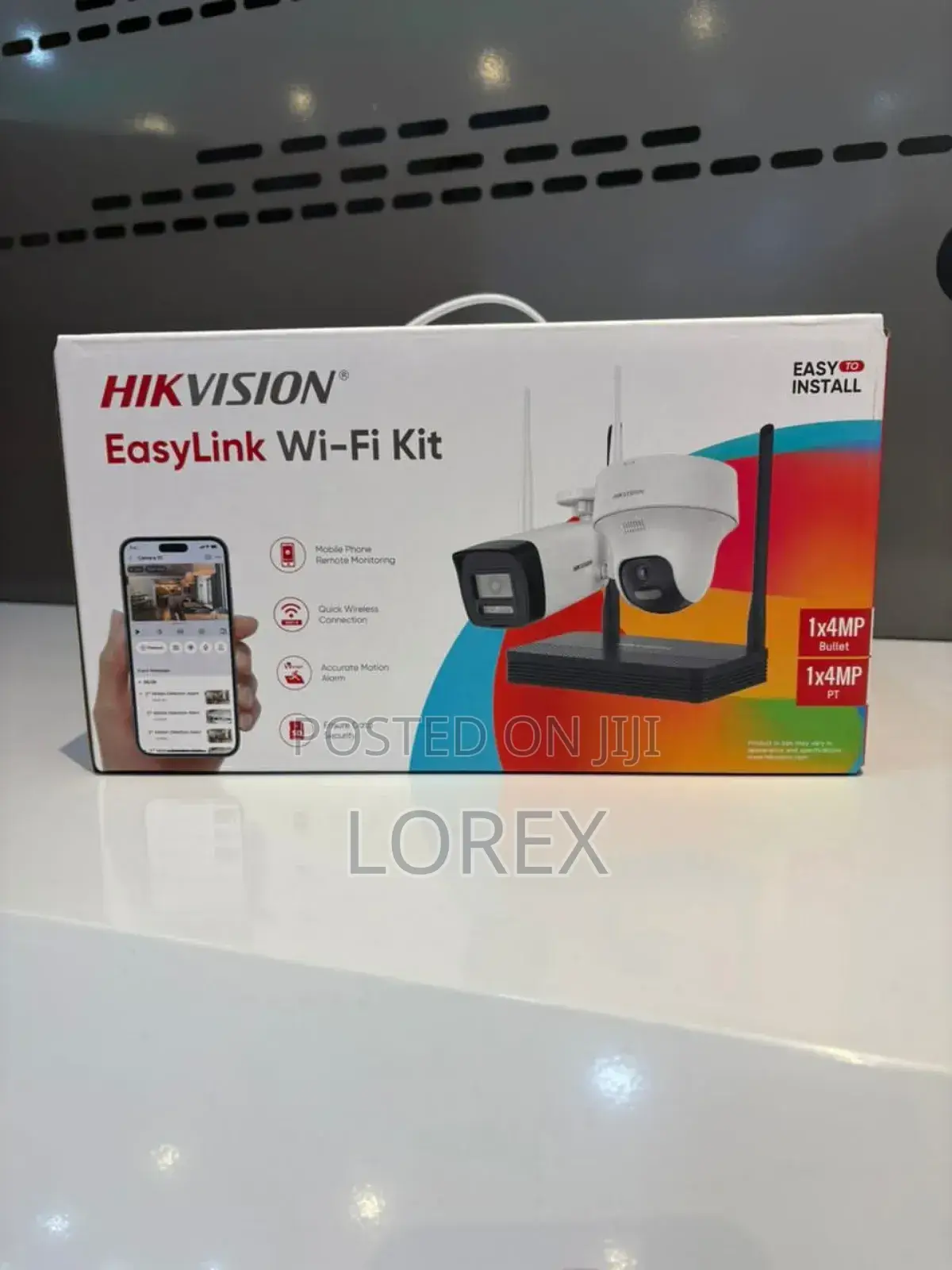 Hikvision 4mp Wifi Kit 2way Audio NVS Kit Nks424w02h