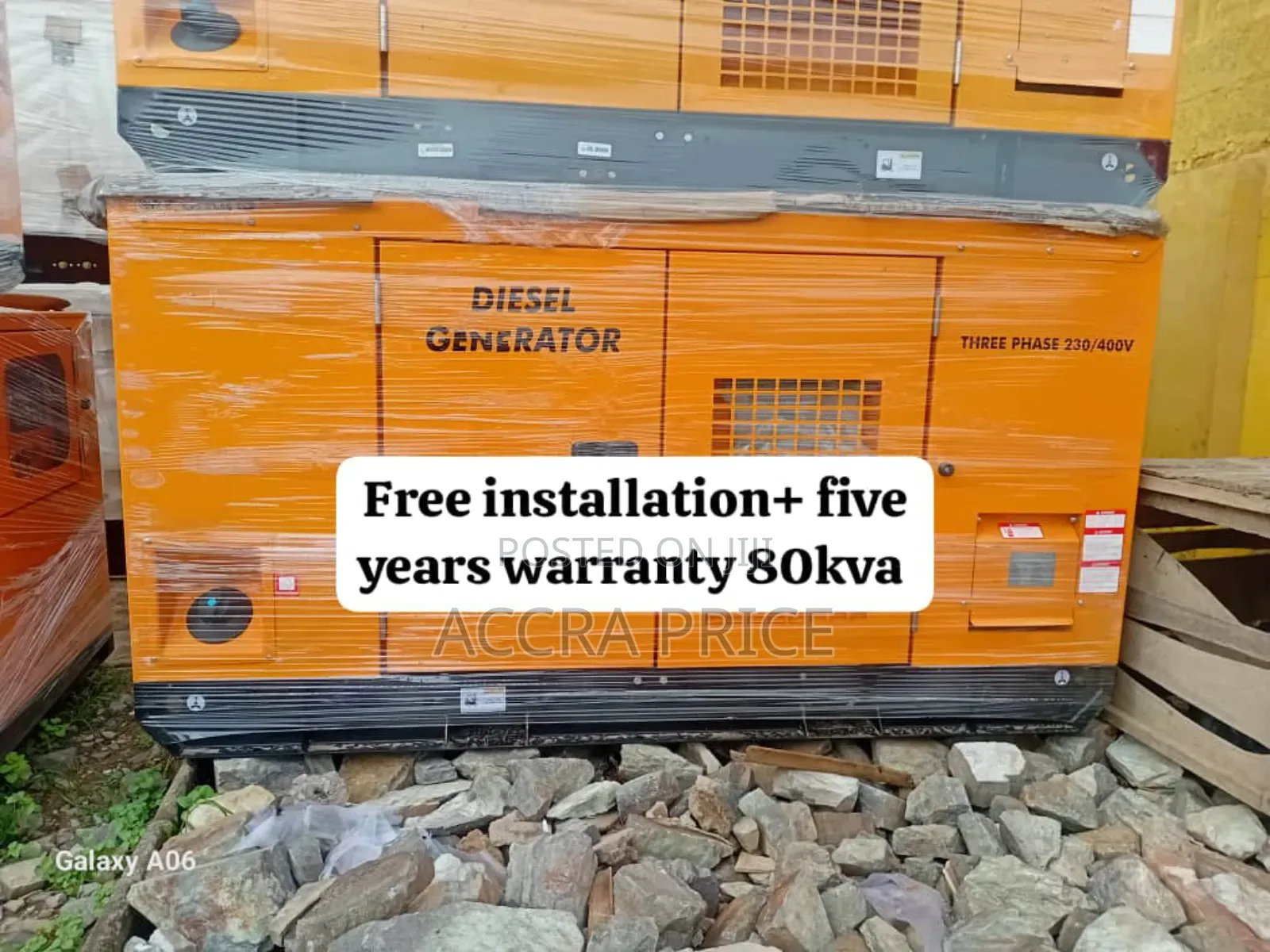 Easy Mobile 80kva Perkins Diesel Silent 80kva Uk Generator