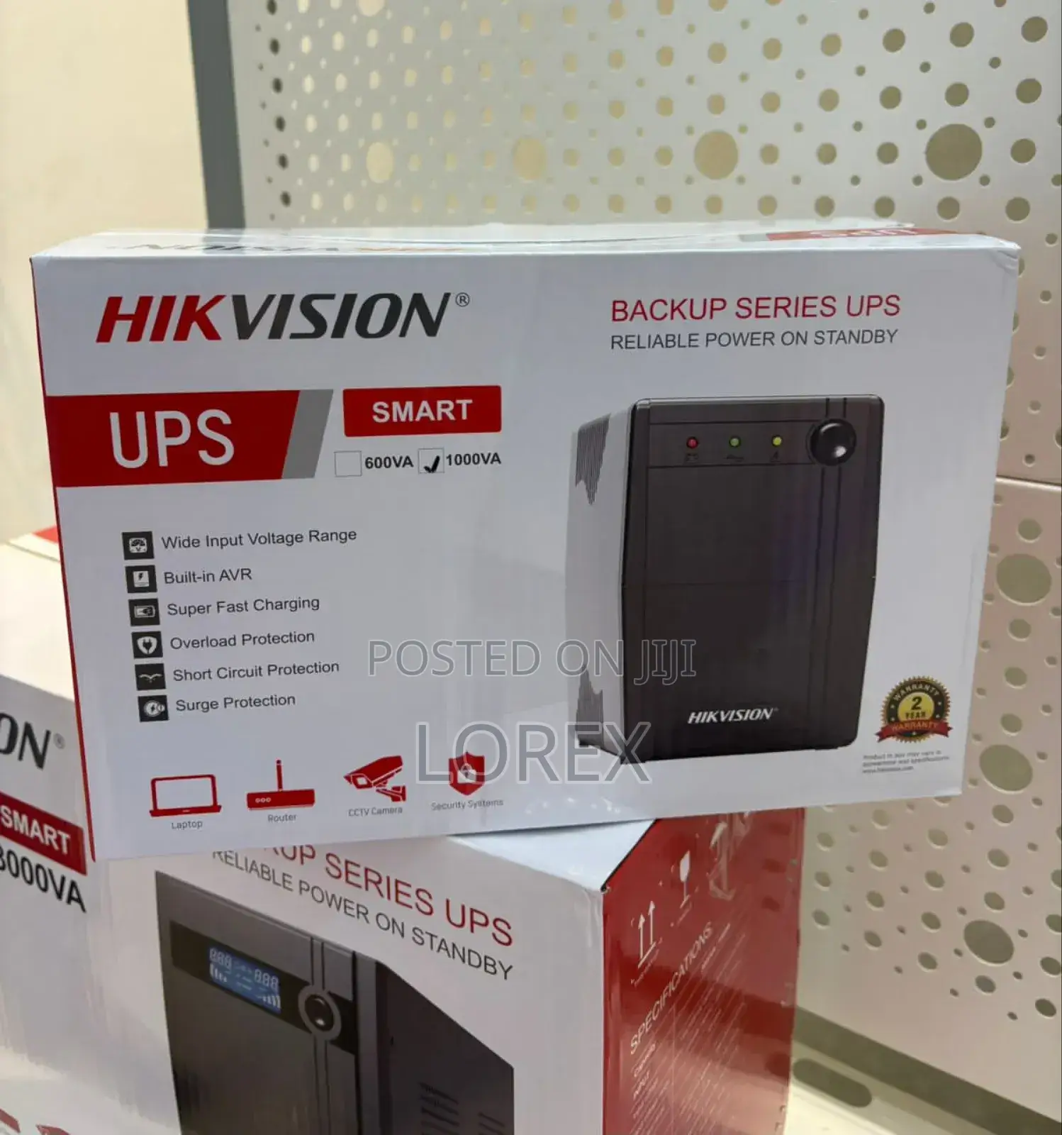 Hikvision Ups 1000va or 1kva Built-in (Avr)Ds-Ups1000