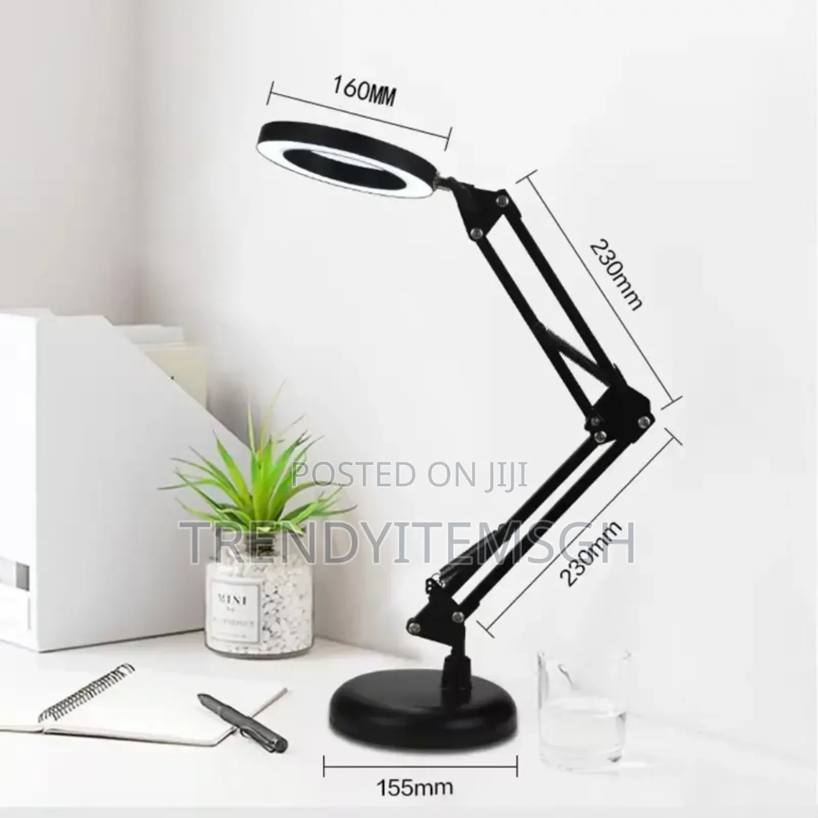 3 Colour Temperature Led Magnifier Table Study Lamp