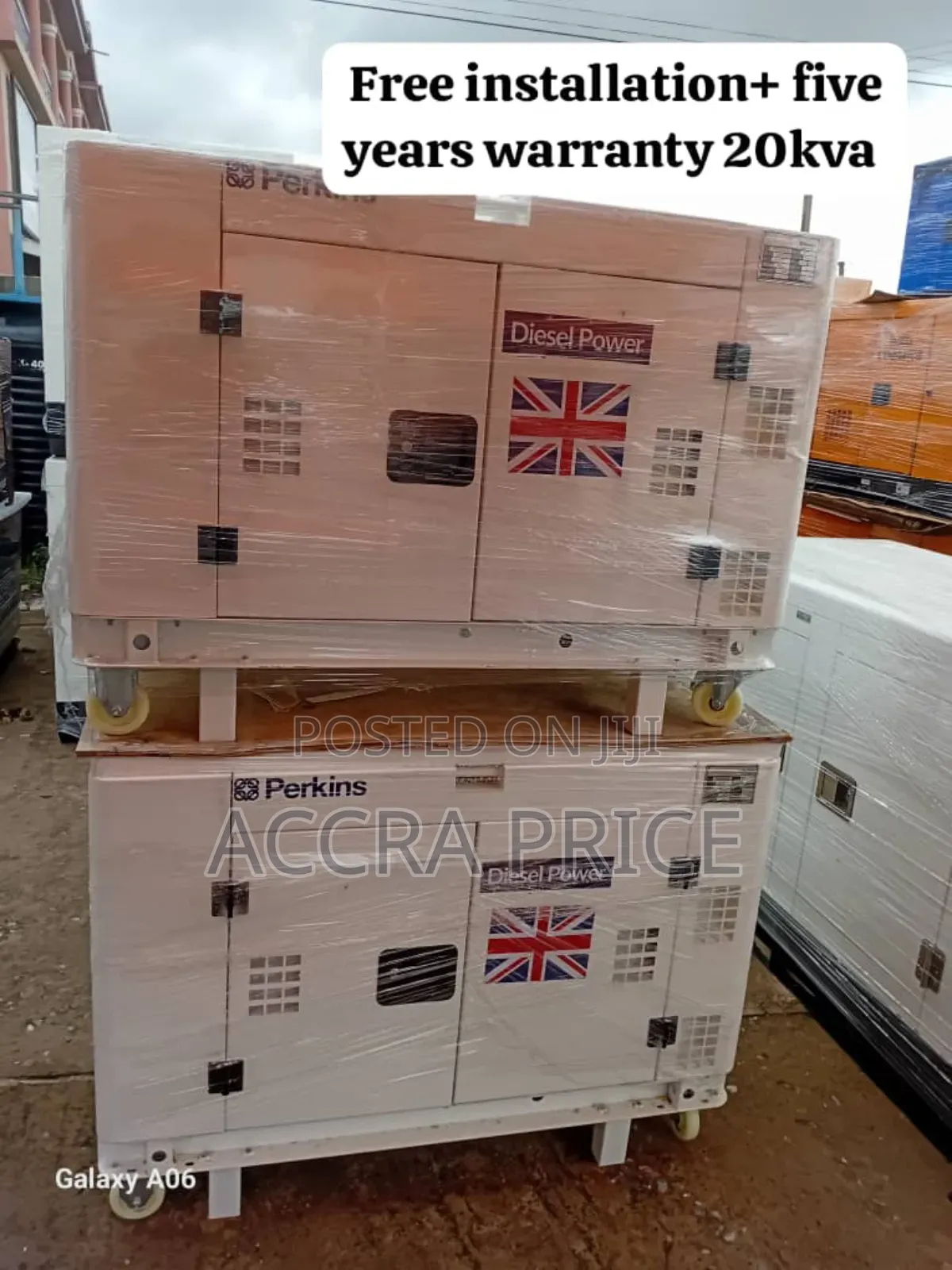 Service Support on Diesel Engine Perkins 20kva Generator