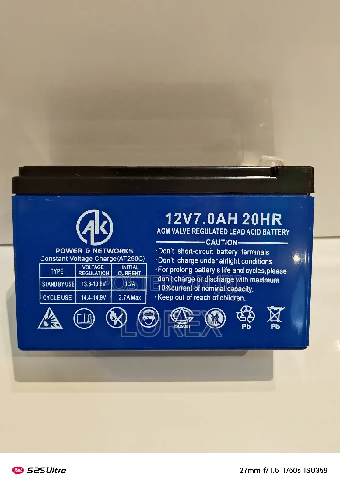 12v 7ah Ups Battery Ak Power