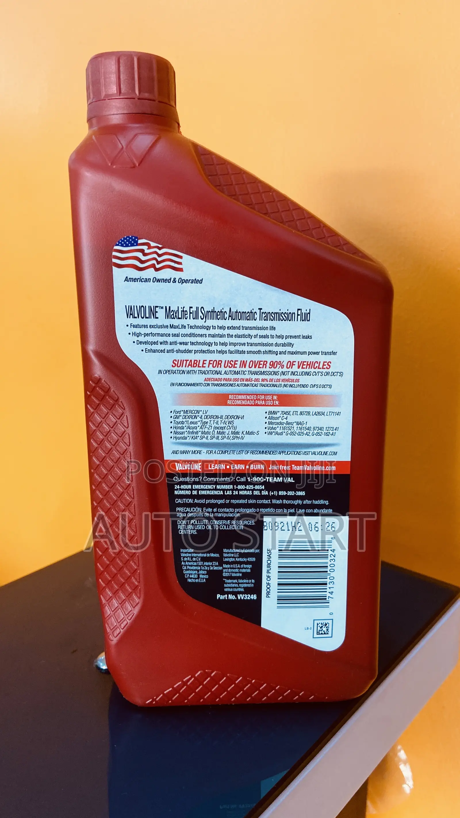 Atf Valvoline Max Life Full Synthetic