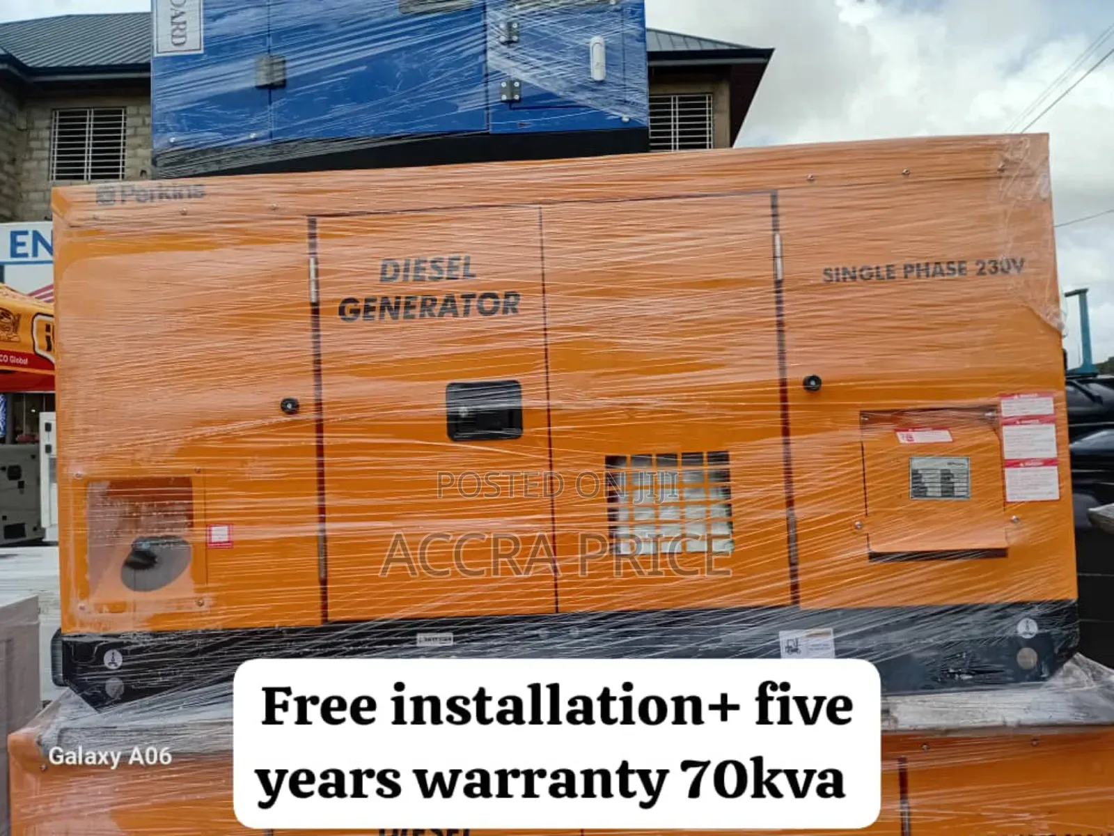 Free Installation on Diesel Generator 70kva Perkins Uk